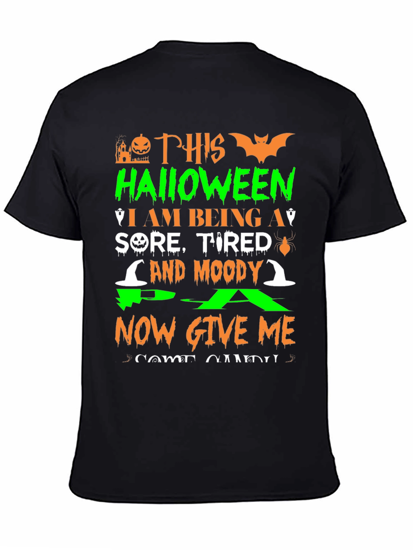 Halloween Sore Tired Moody T-Shirt
