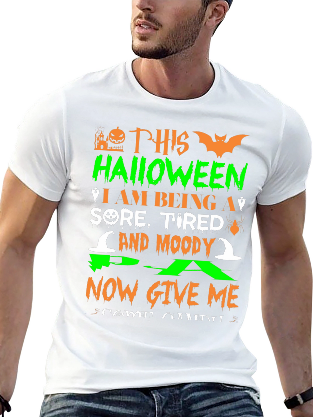 Halloween Sore Tired Moody T-Shirt
