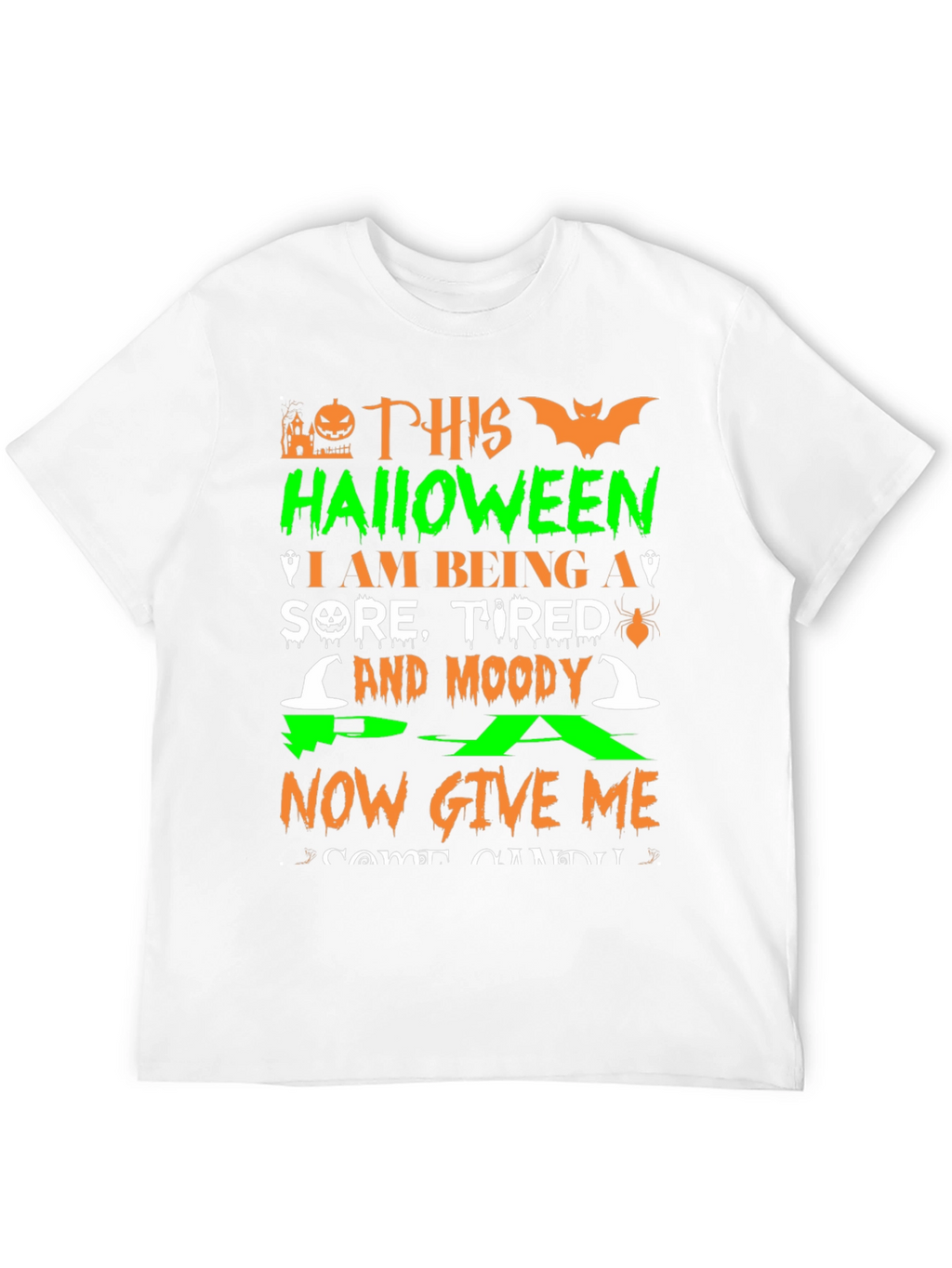 Halloween Sore Tired Moody T-Shirt