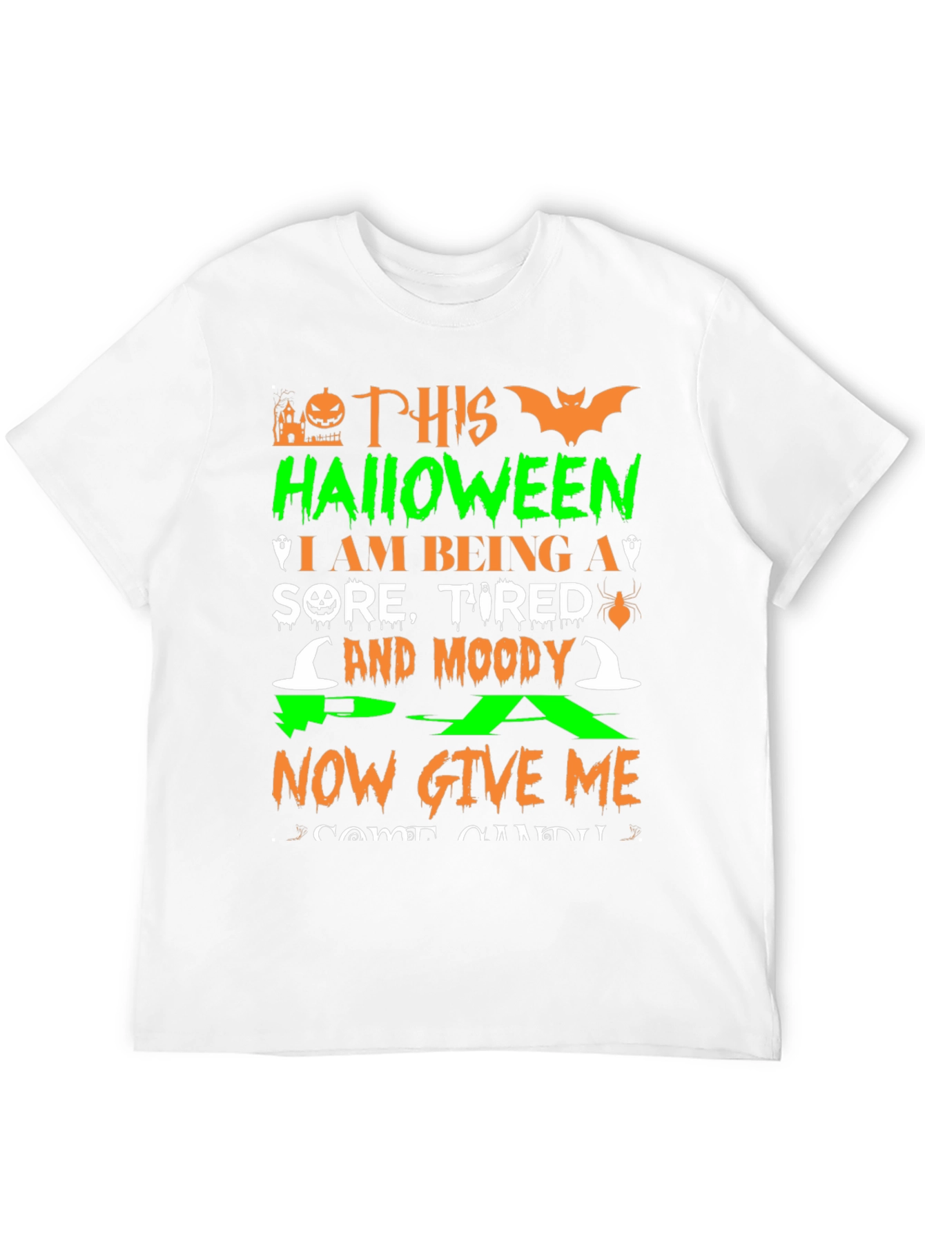 Halloween Sore Tired Moody T-Shirt