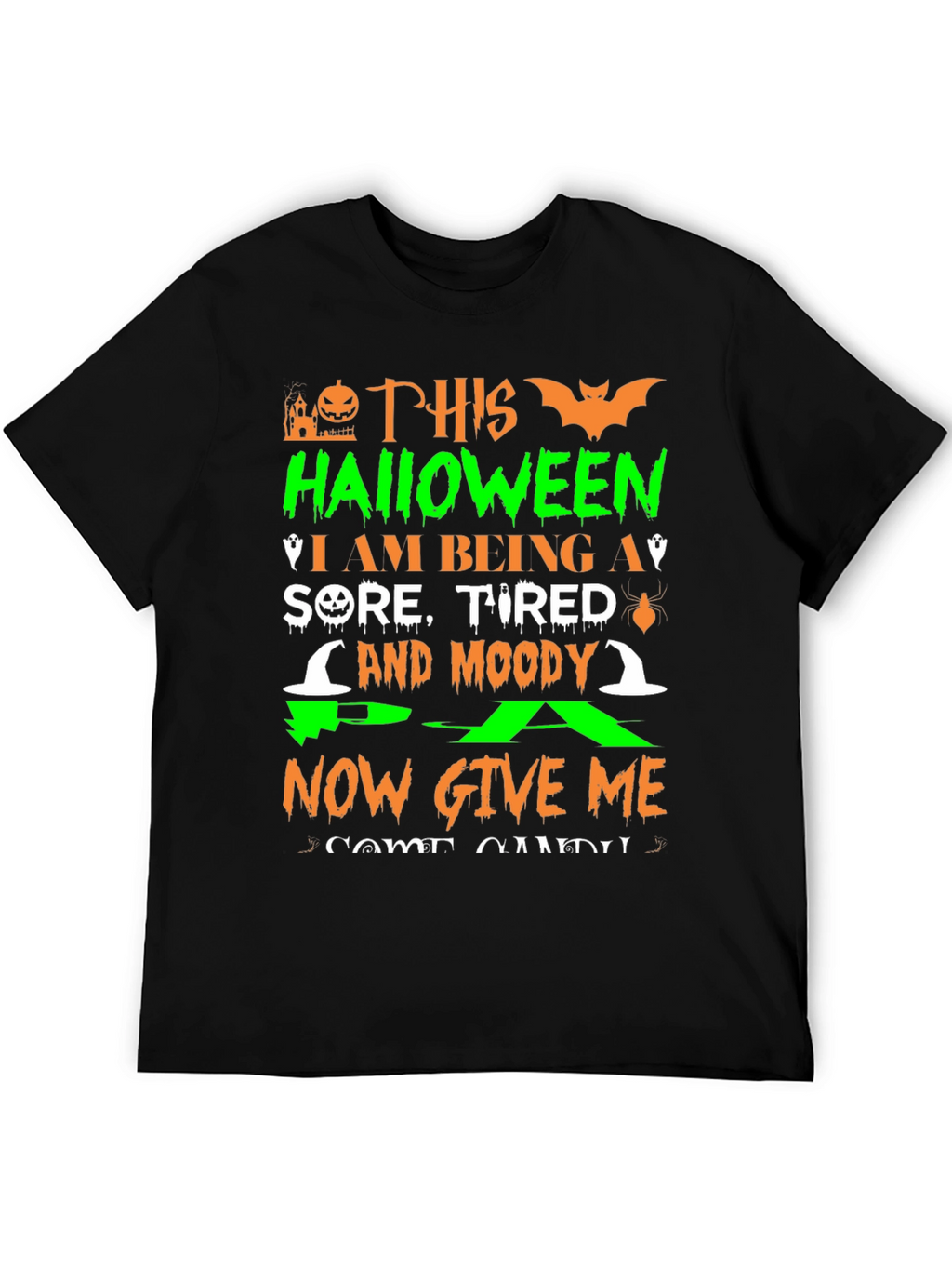 Halloween Sore Tired Moody T-Shirt