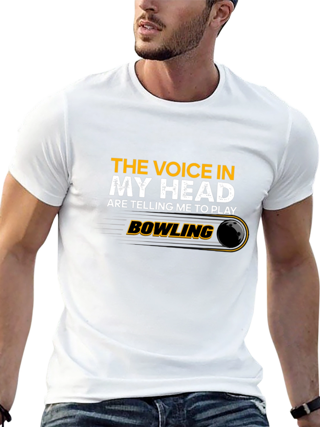 Bowling T-Shirt: Voice in My Head