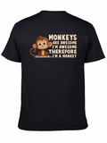 Funny Monkey T-Shirt - Awesome Monkey Design