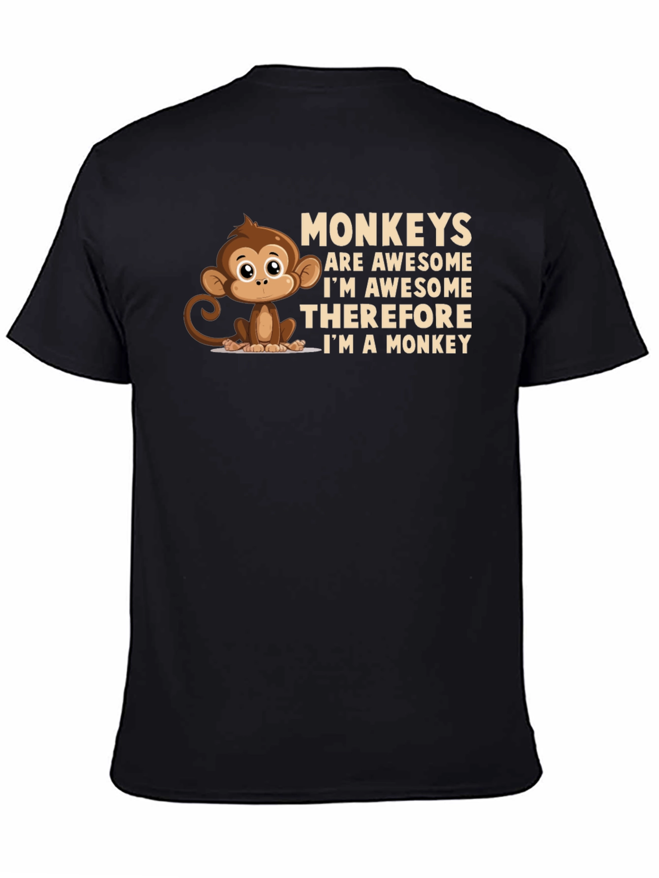 Funny Monkey T-Shirt - Awesome Monkey Design