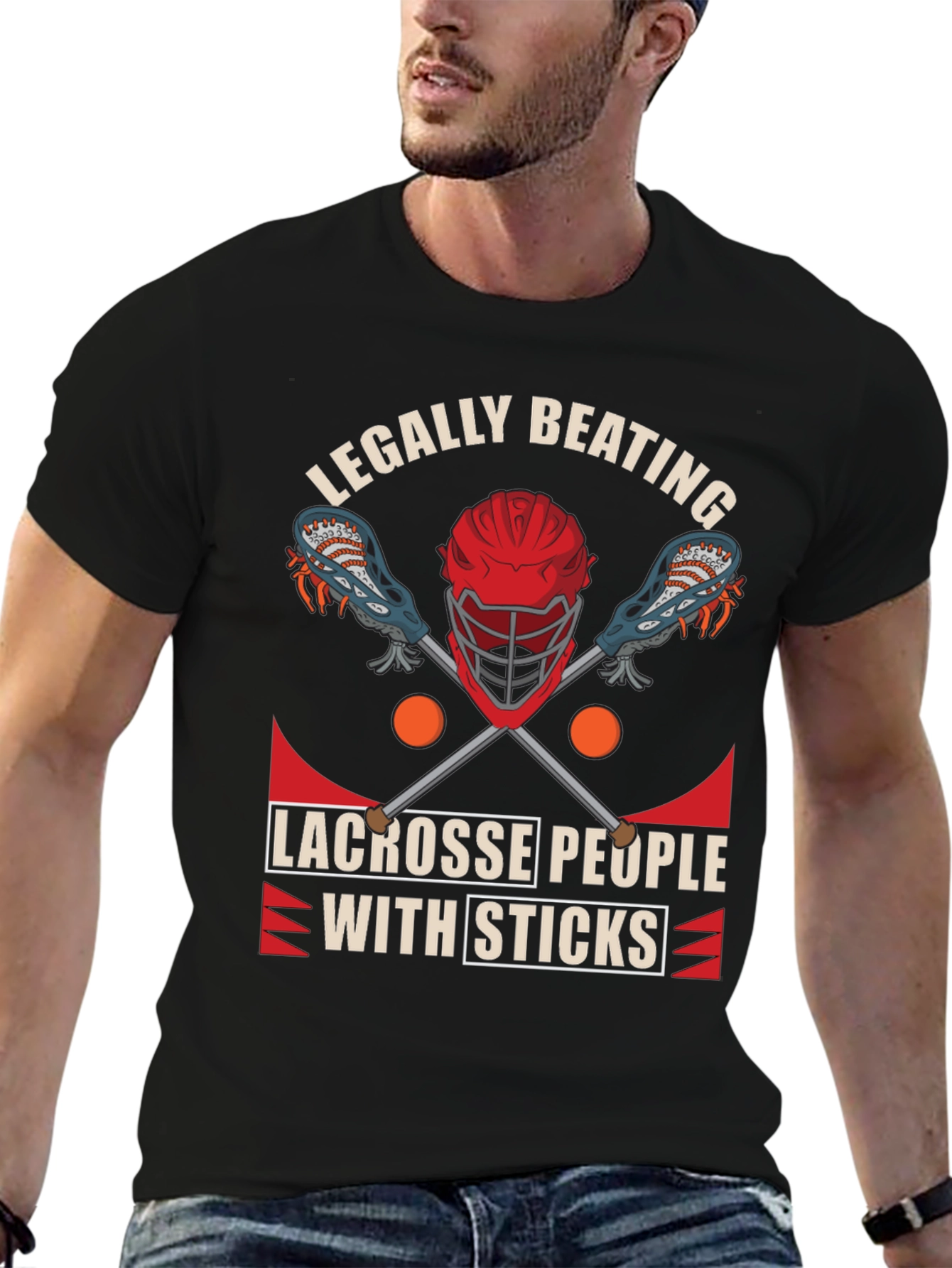 Legally Beating Lacrosse T-Shirt