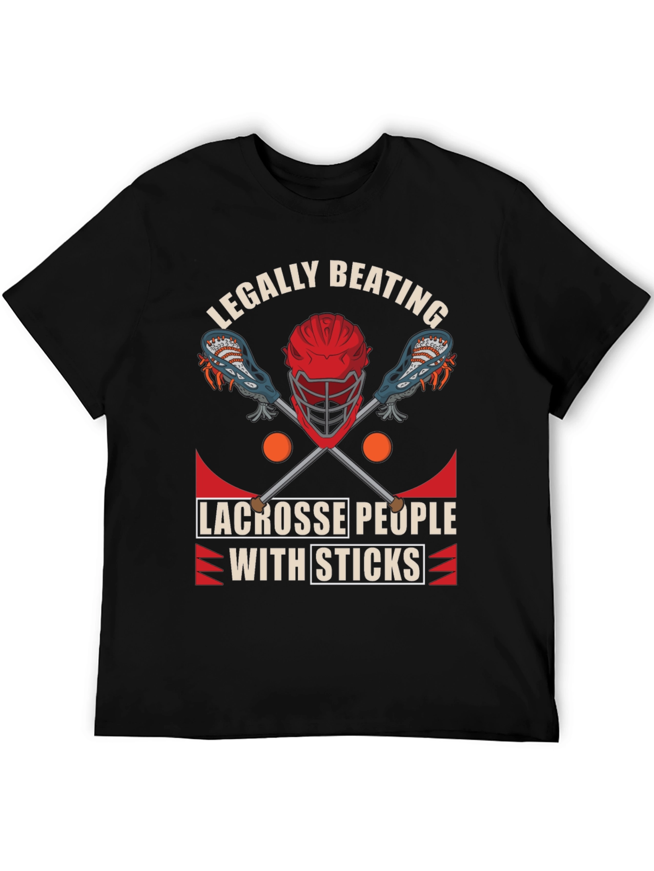 Legally Beating Lacrosse T-Shirt
