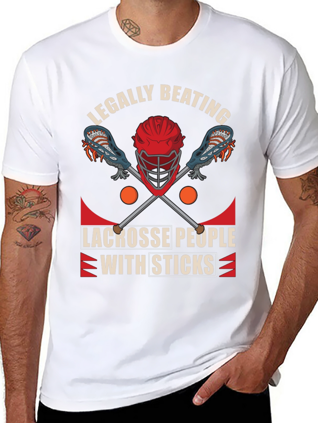 Legally Beating Lacrosse T-Shirt