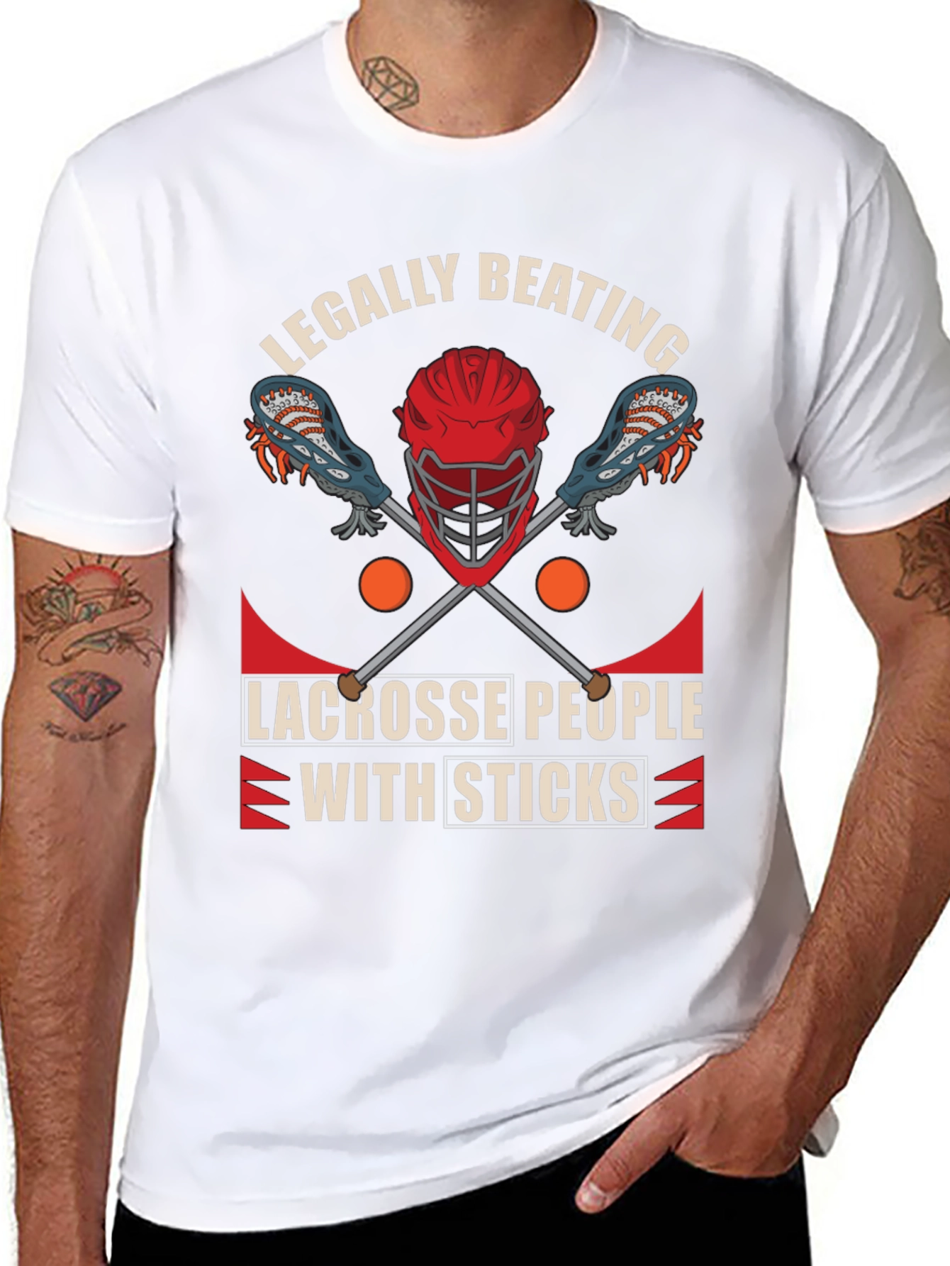 Legally Beating Lacrosse T-Shirt