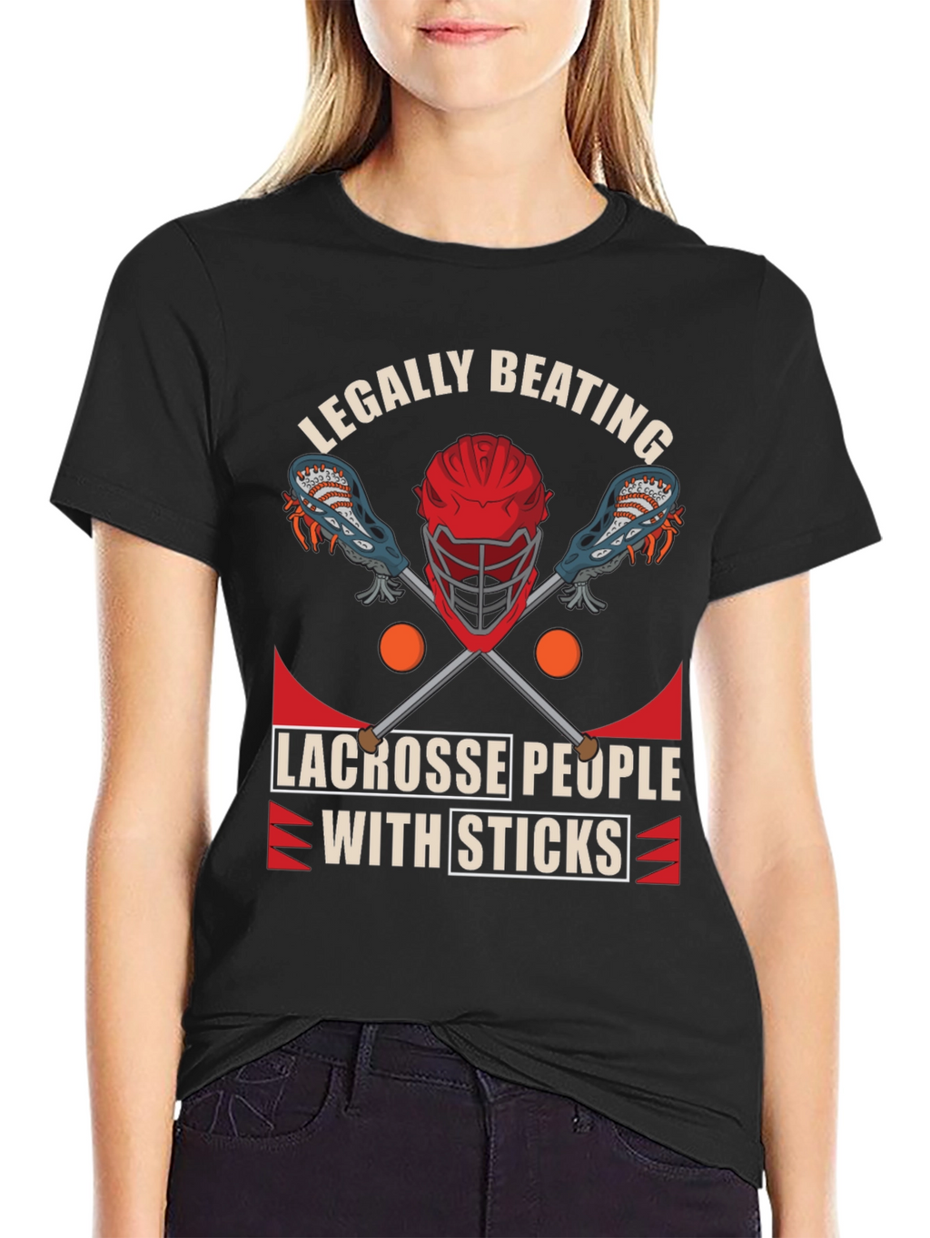Legally Beating Lacrosse T-Shirt