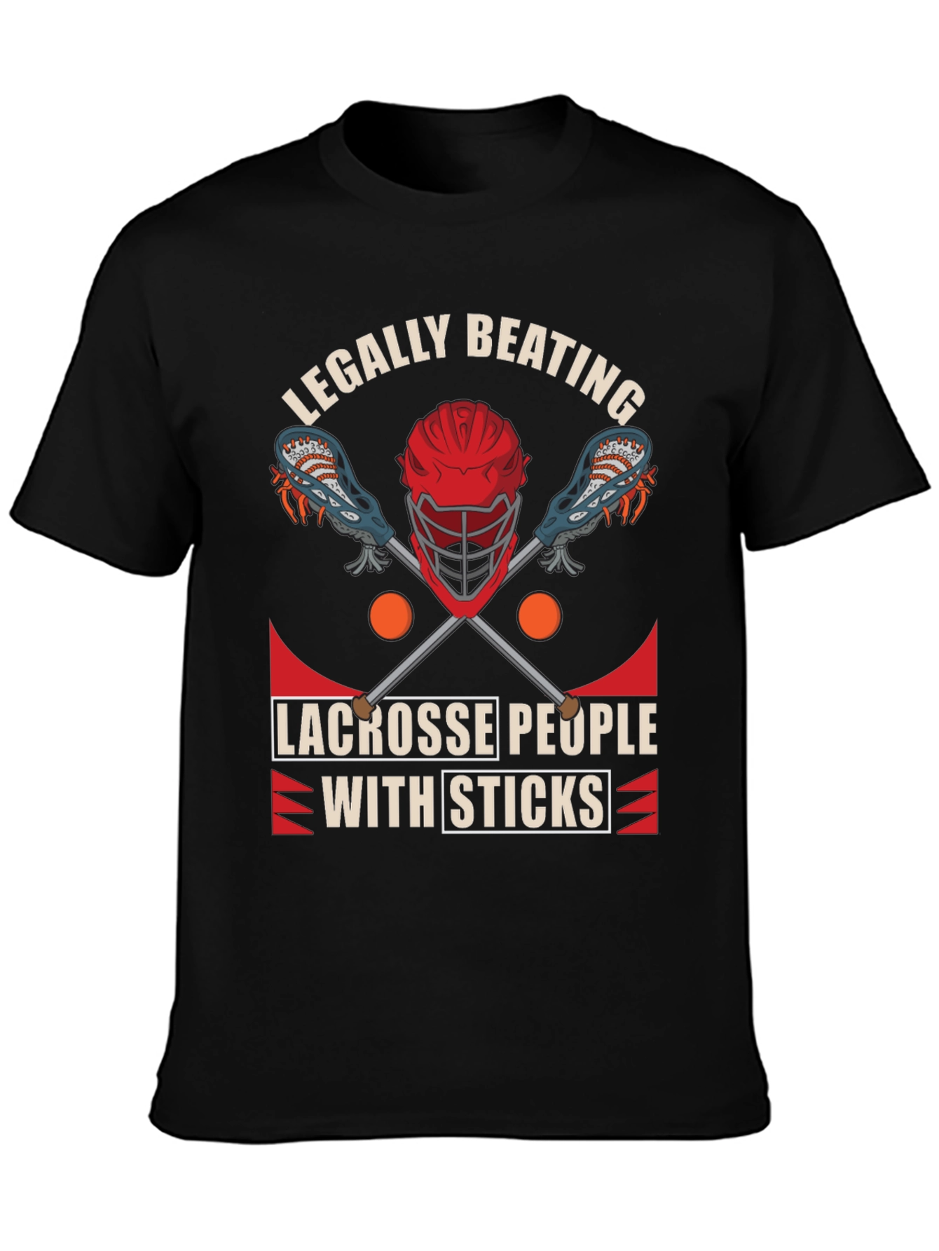 Legally Beating Lacrosse T-Shirt