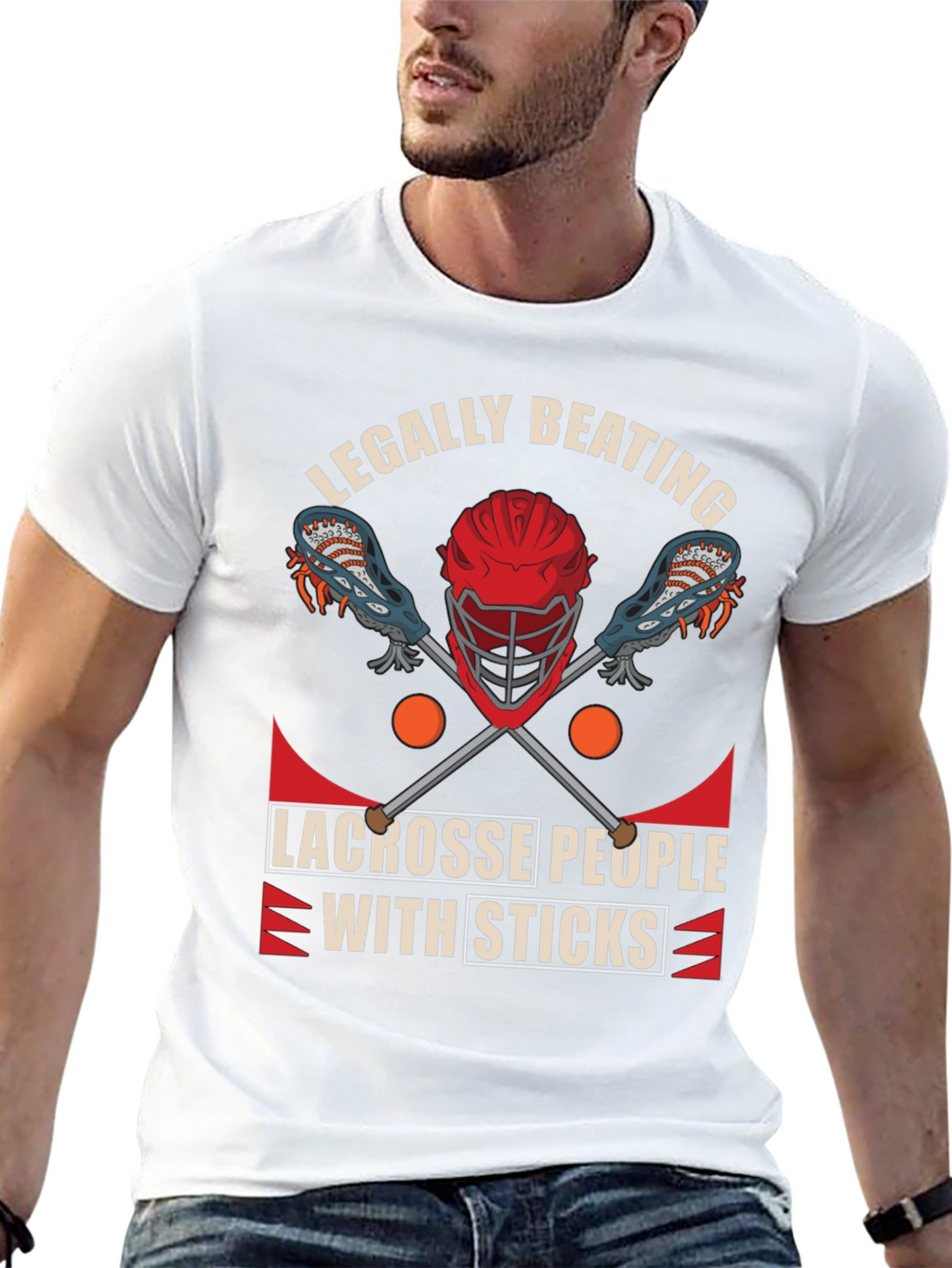 Legally Beating Lacrosse T-Shirt