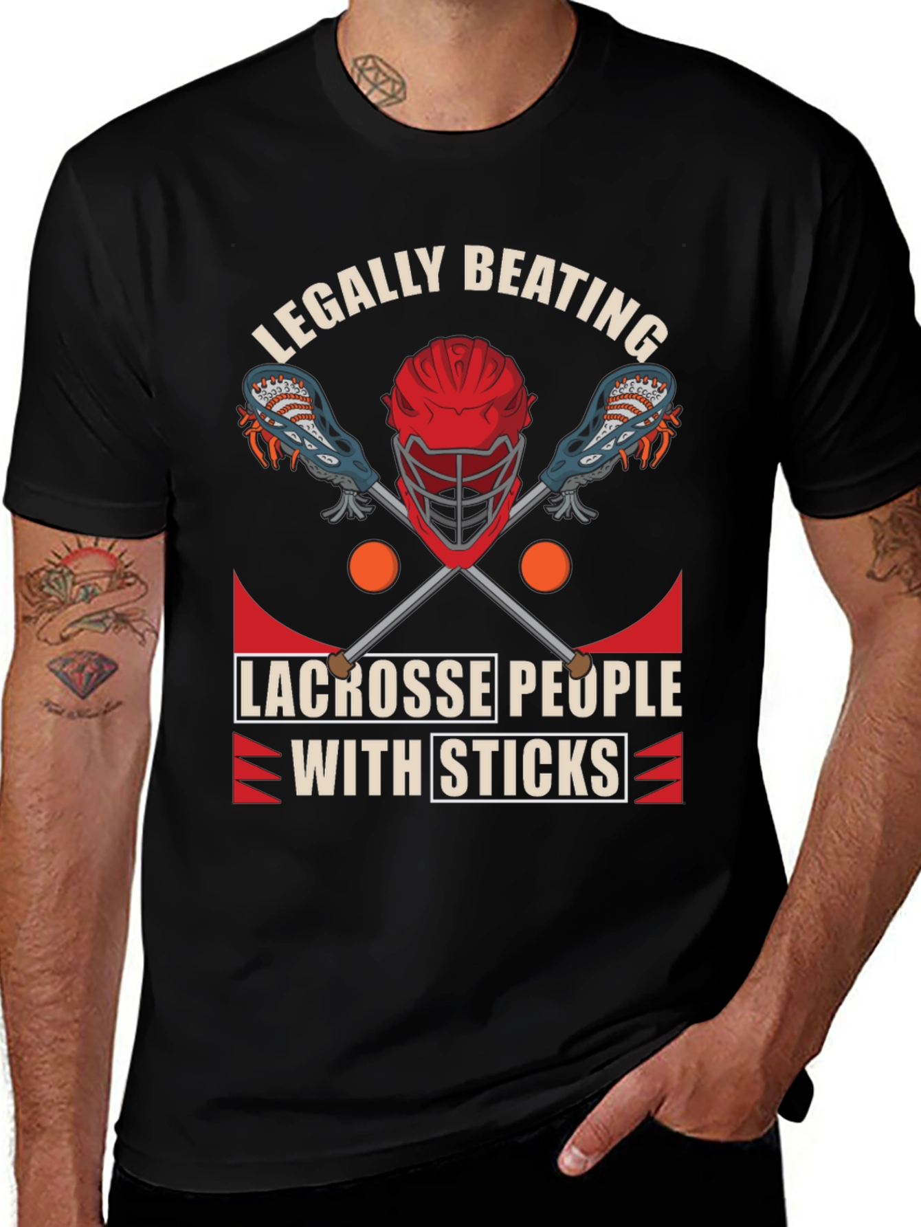 Legally Beating Lacrosse T-Shirt