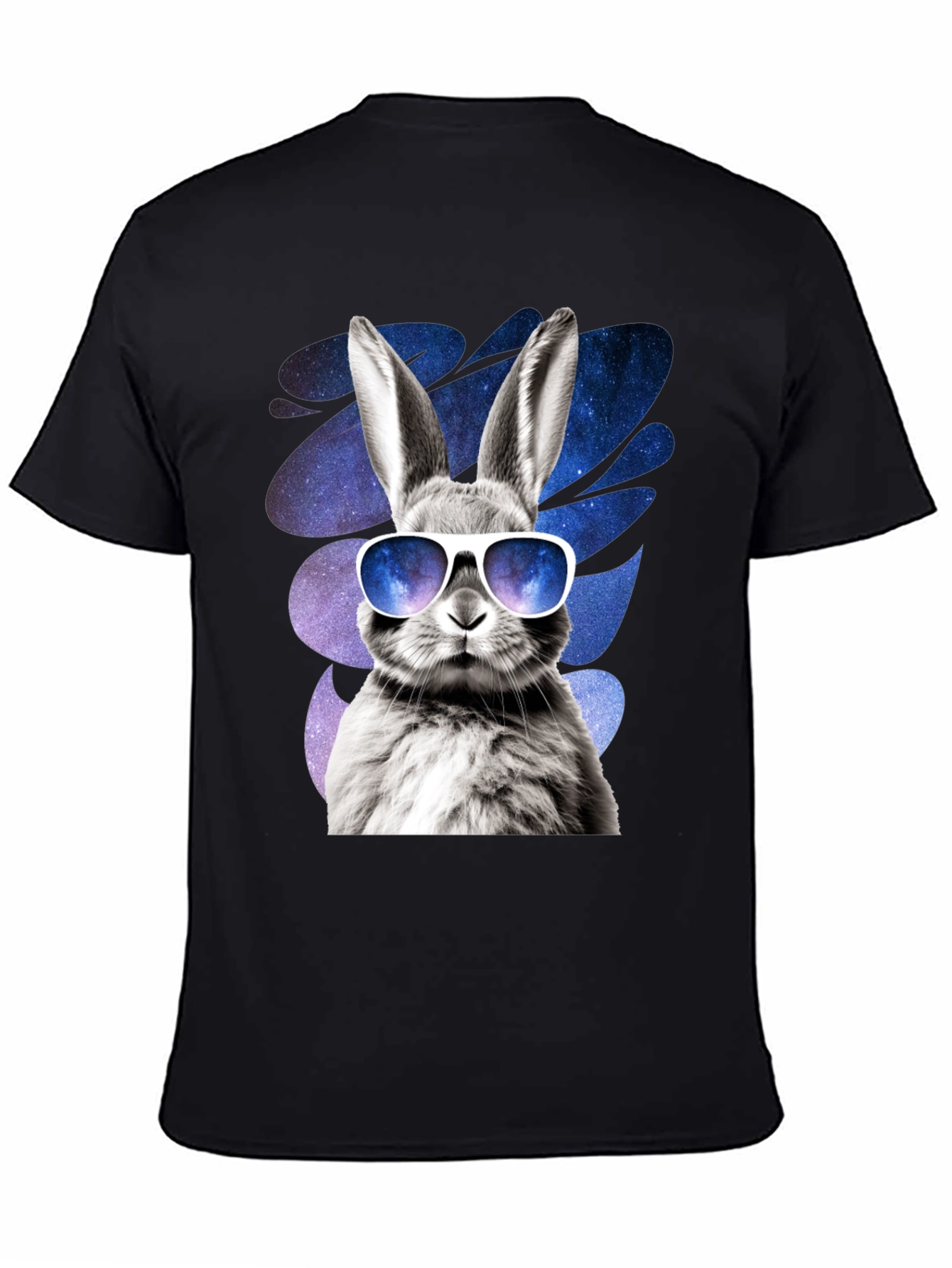 Cool Rabbit Graphic Tee - Galaxy Shades Design