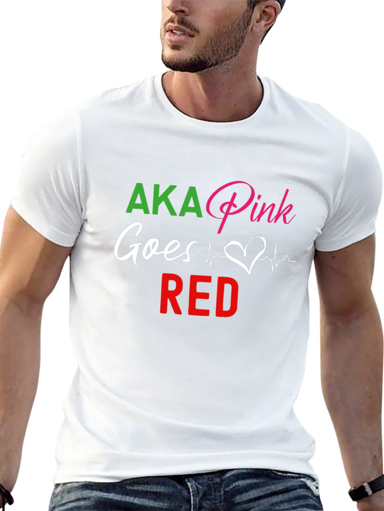 AKA Pink Goes Red T-Shirt