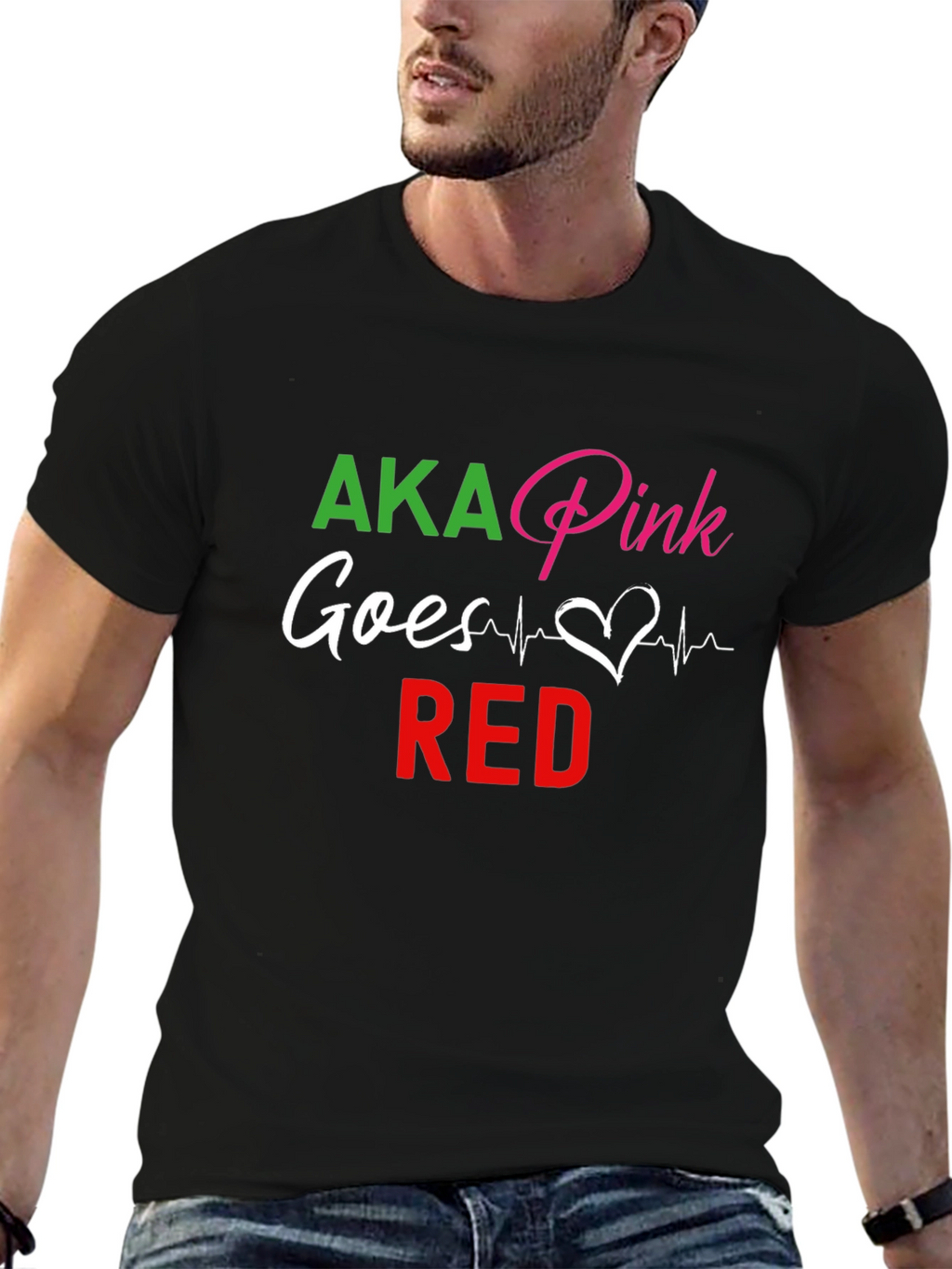 AKA Pink Goes Red T-Shirt