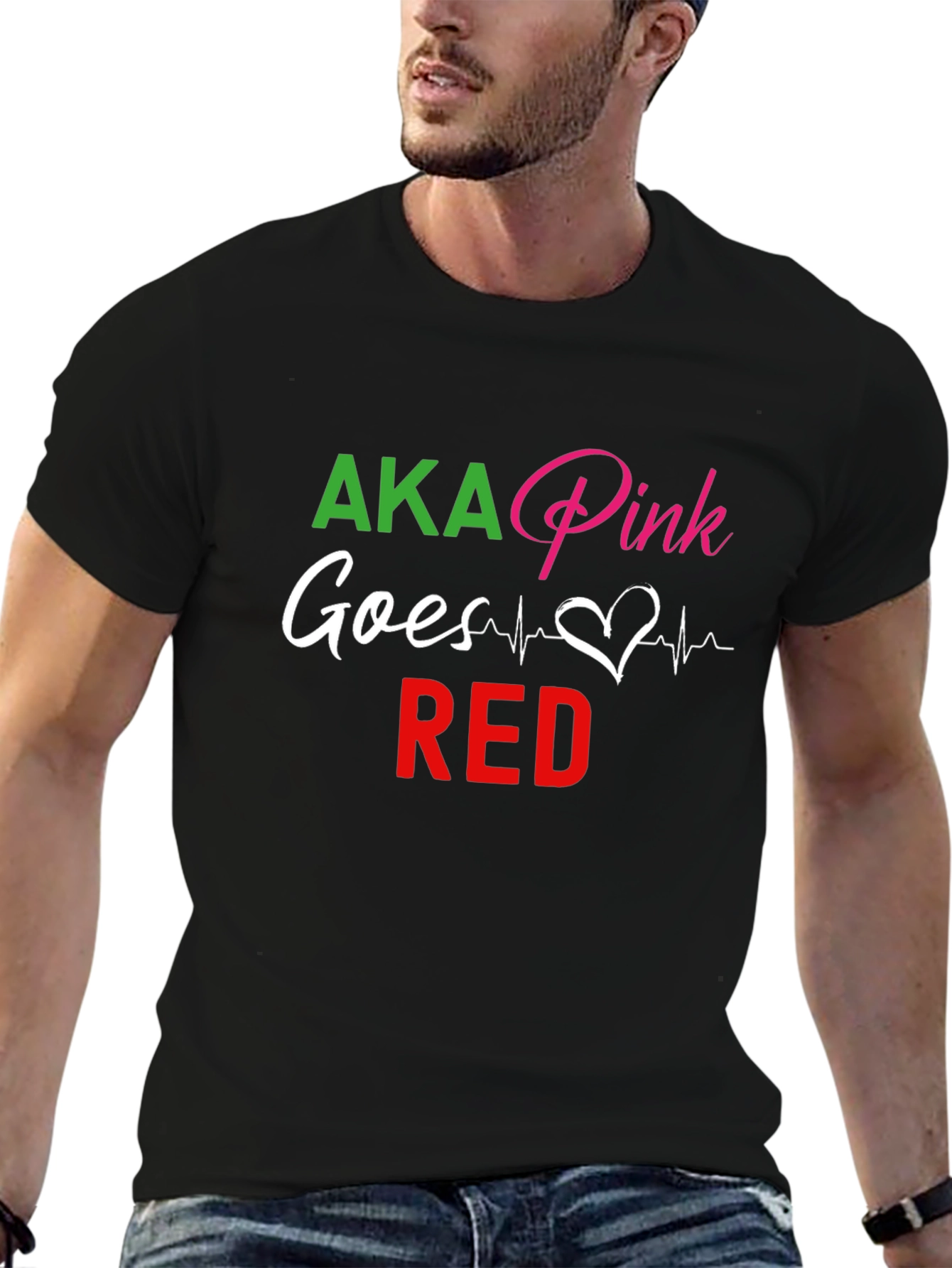 AKA Pink Goes Red T-Shirt