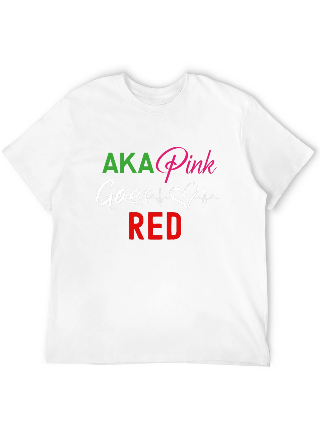 AKA Pink Goes Red T-Shirt