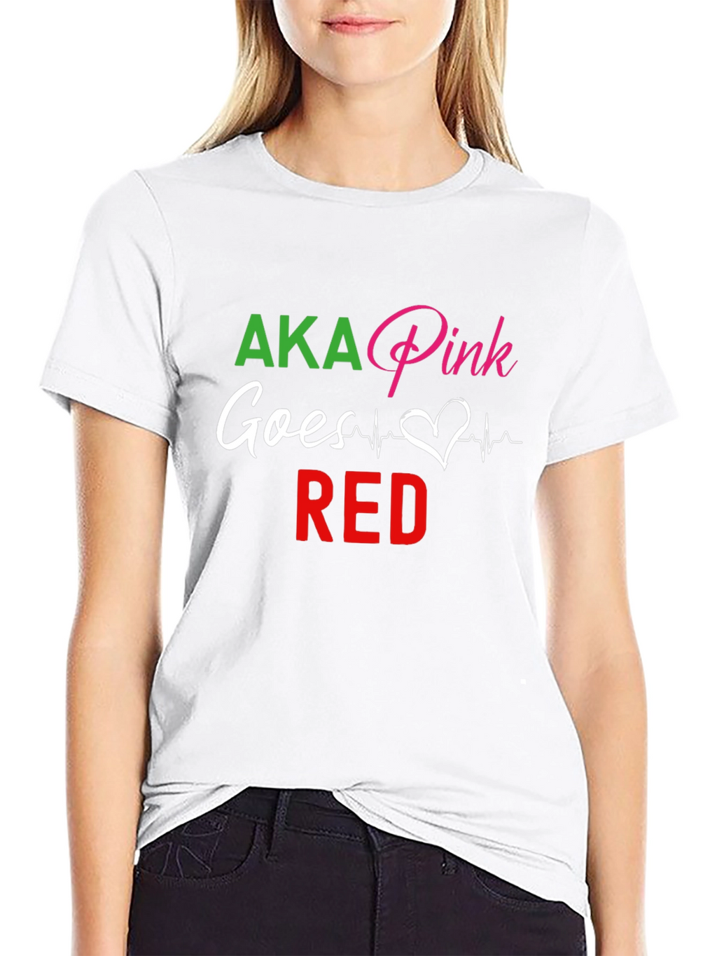 AKA Pink Goes Red T-Shirt