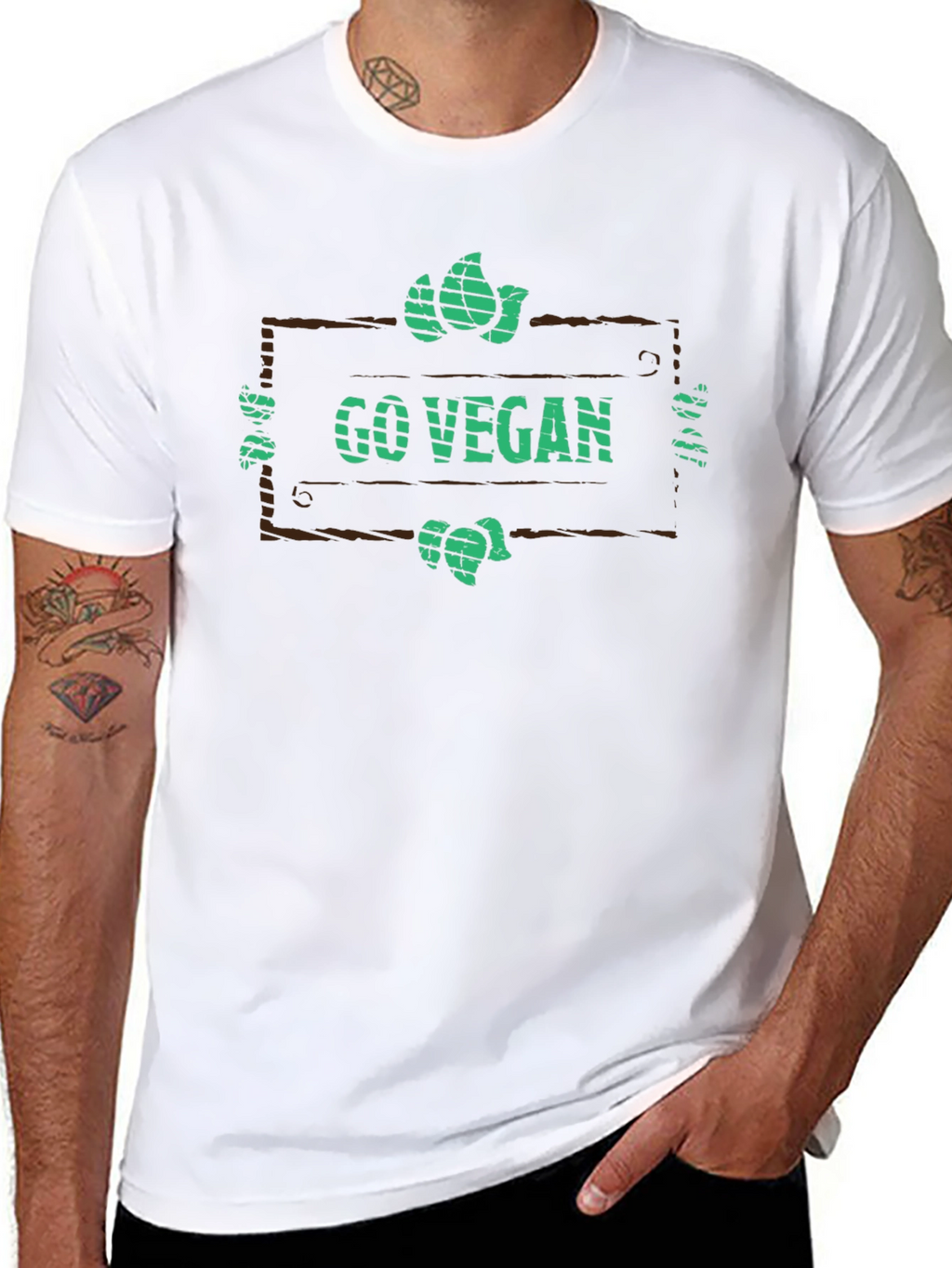 Go Vegan T-Shirt: Plant-Based Lifestyle Tee