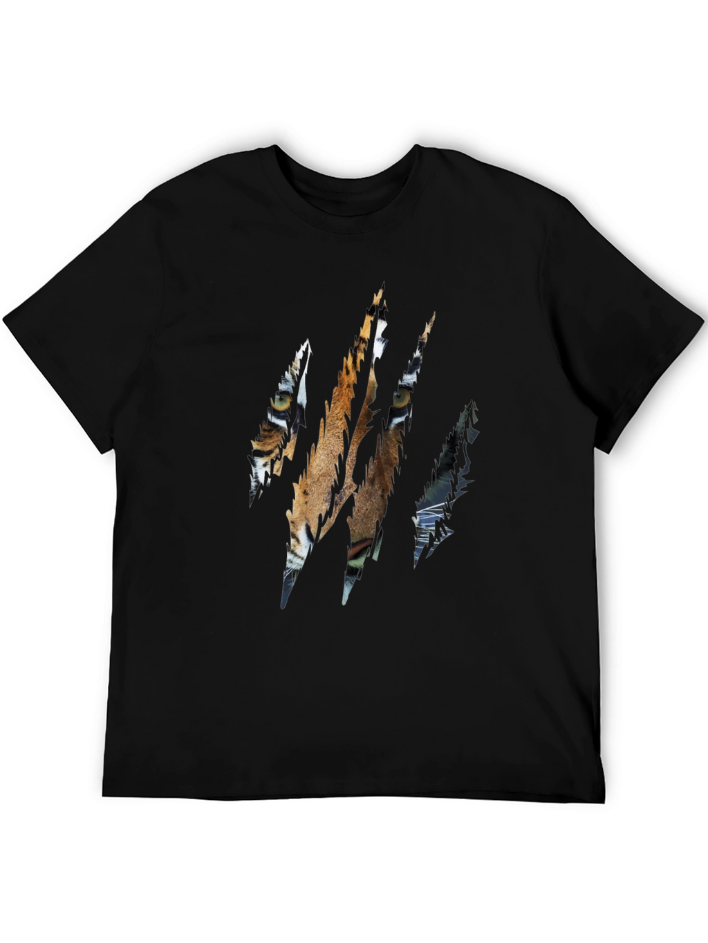 Tiger Claw Graphic Black T-Shirt