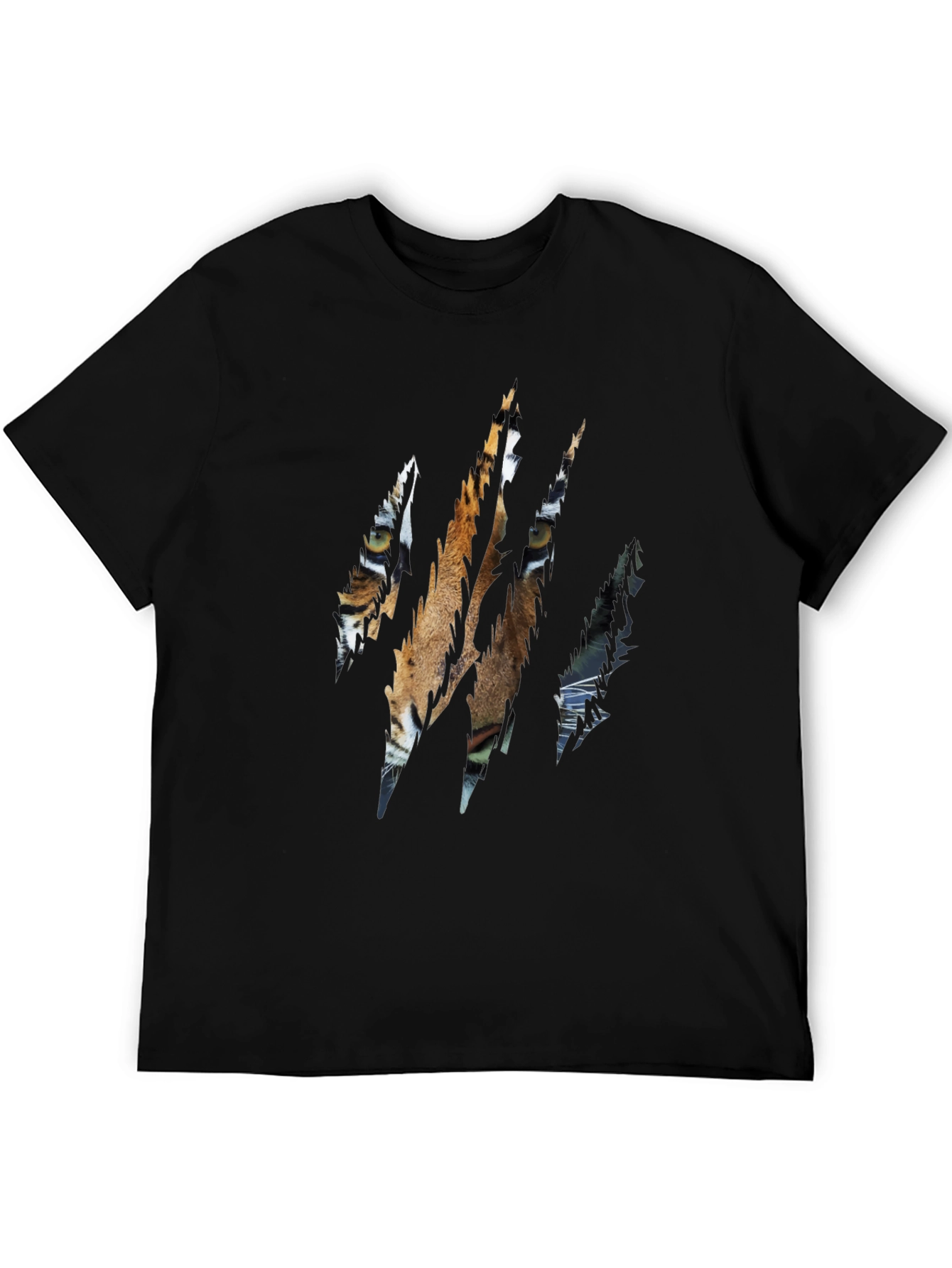 Tiger Claw Graphic Black T-Shirt