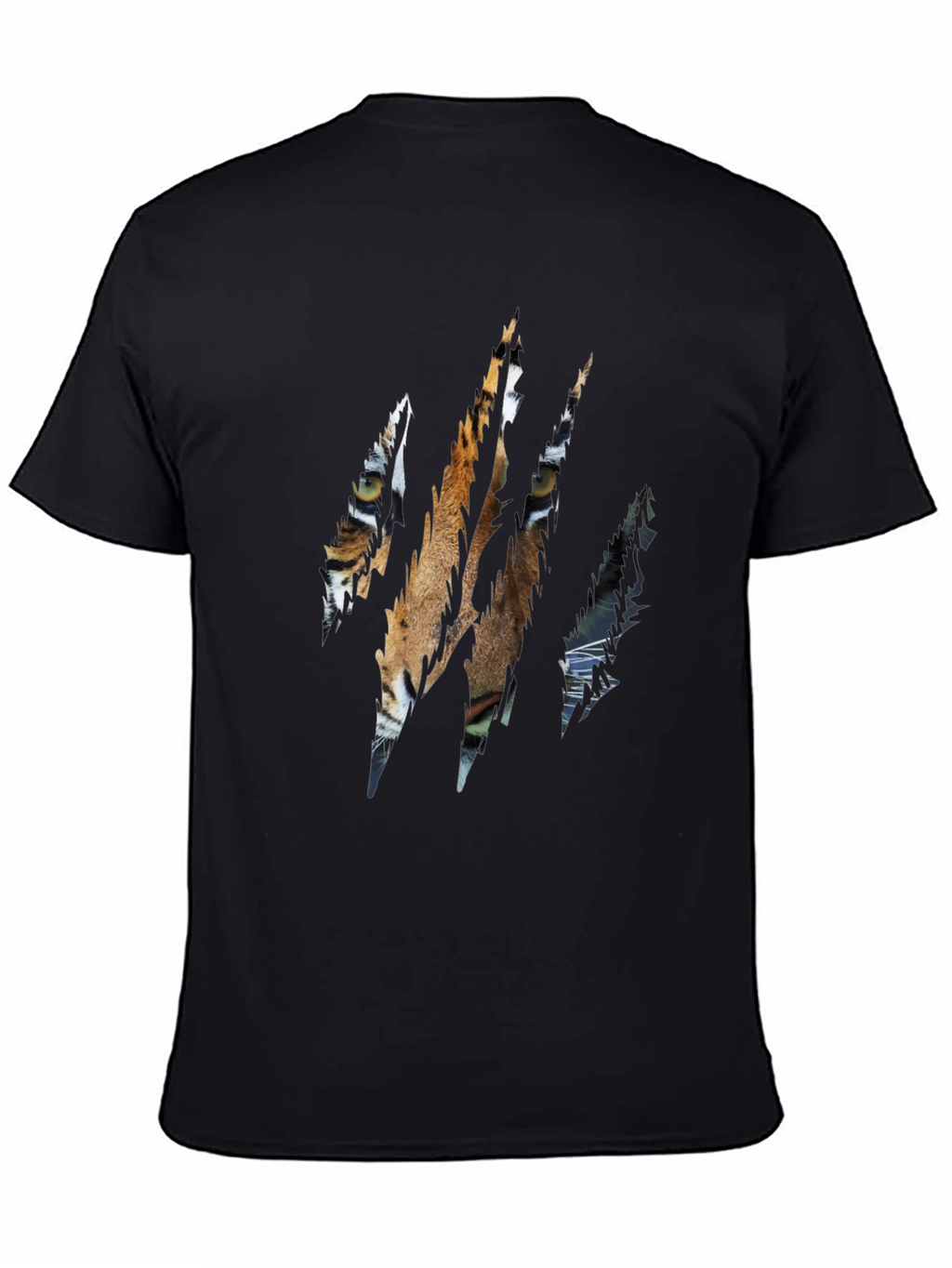 Tiger Claw Graphic Black T-Shirt