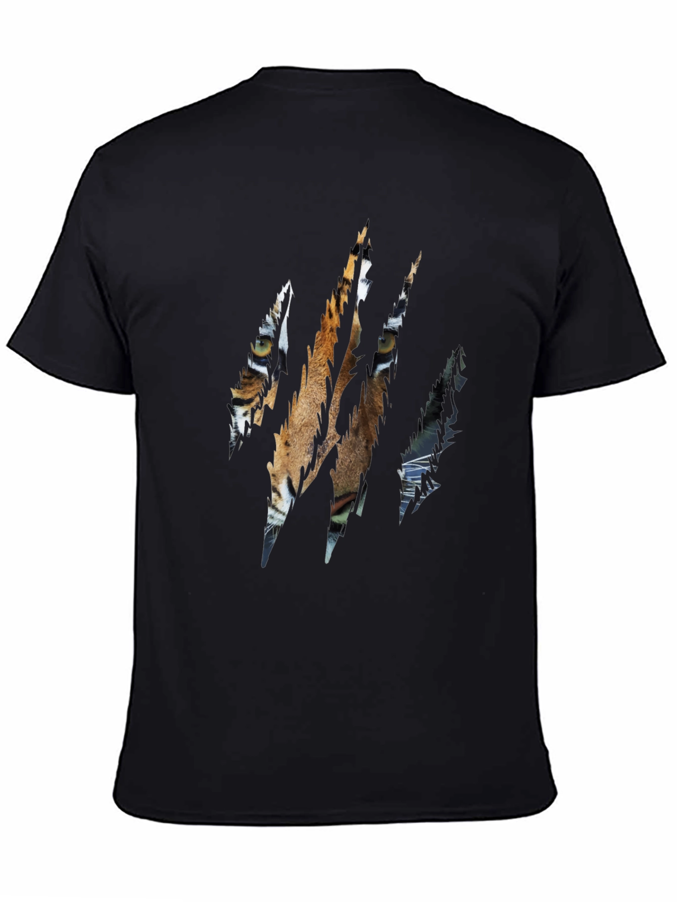 Tiger Claw Graphic Black T-Shirt