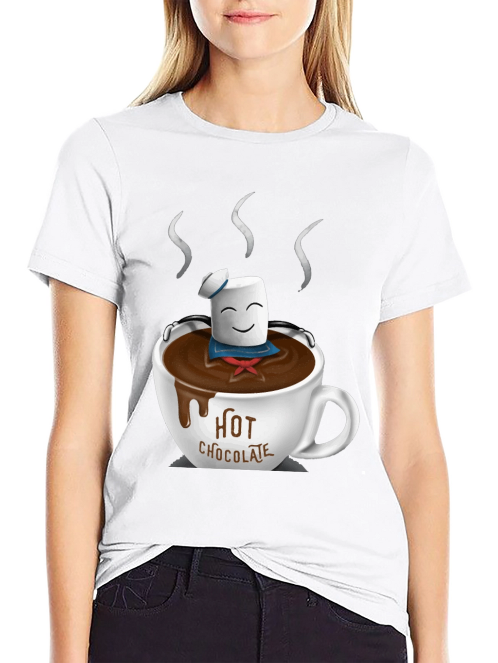 Marshmallow Hot Chocolate Graphic Tee