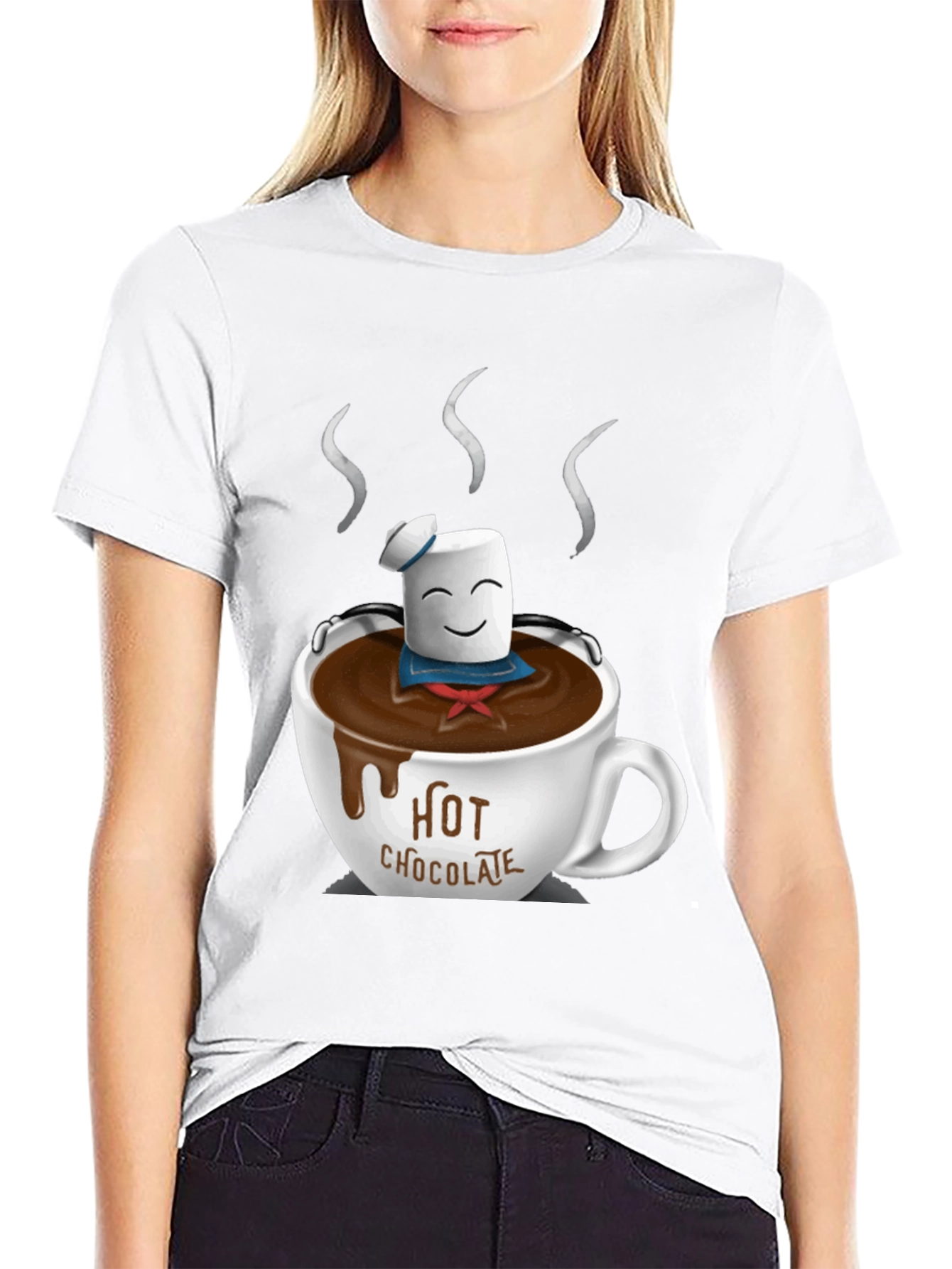 Marshmallow Hot Chocolate Graphic Tee