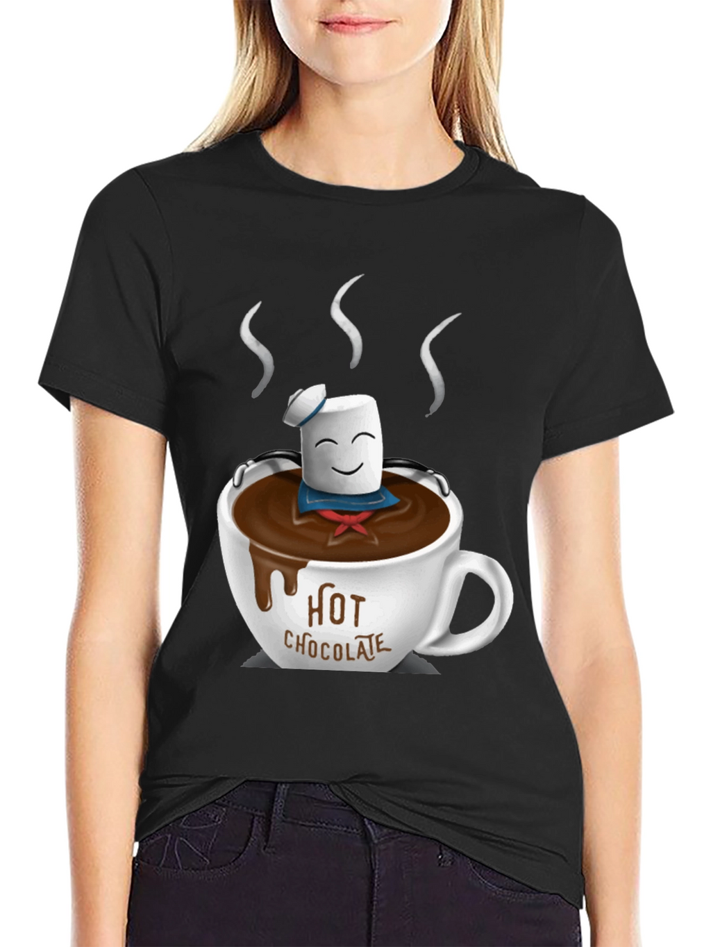 Marshmallow Hot Chocolate Graphic Tee