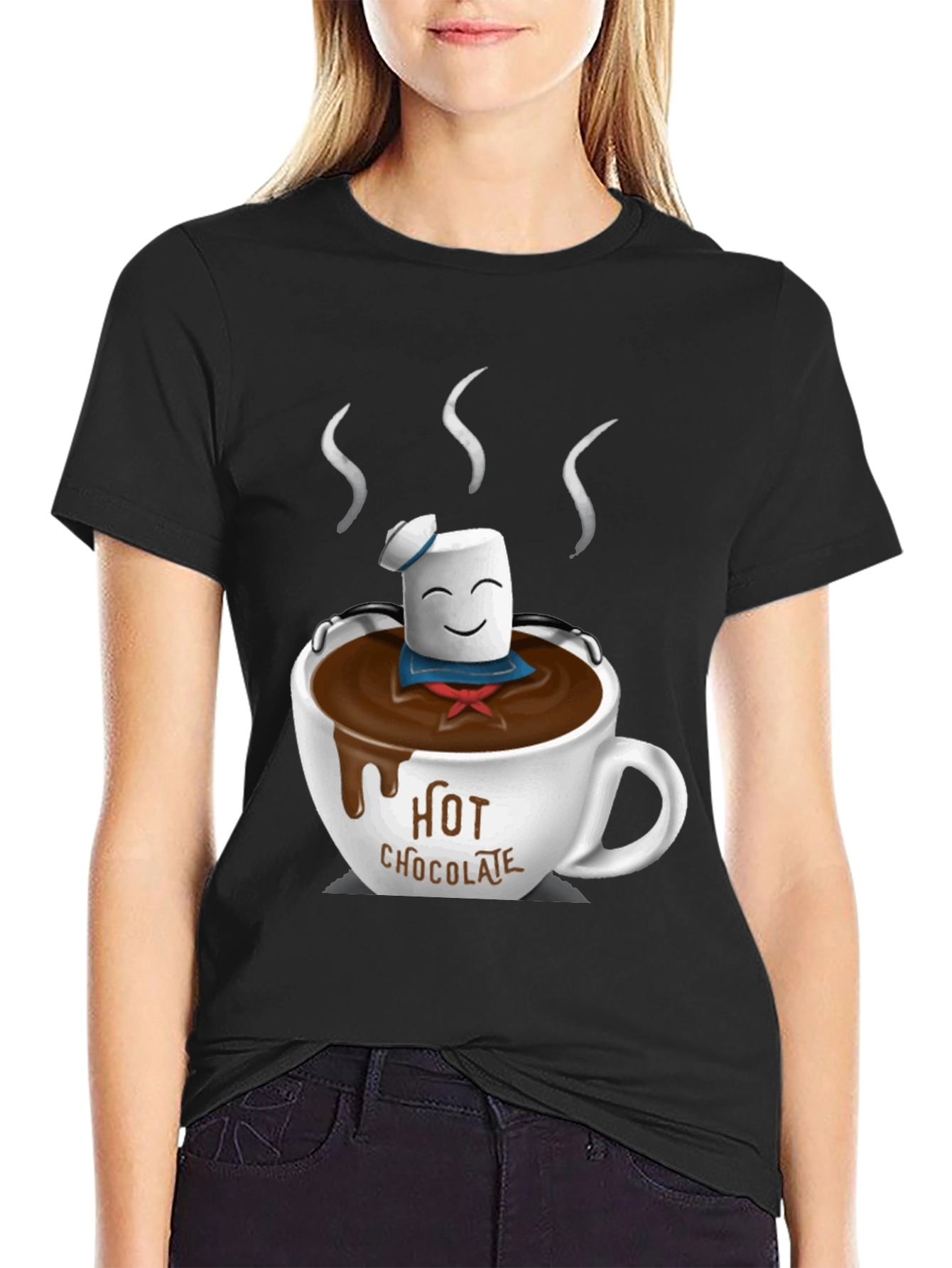 Marshmallow Hot Chocolate Graphic Tee