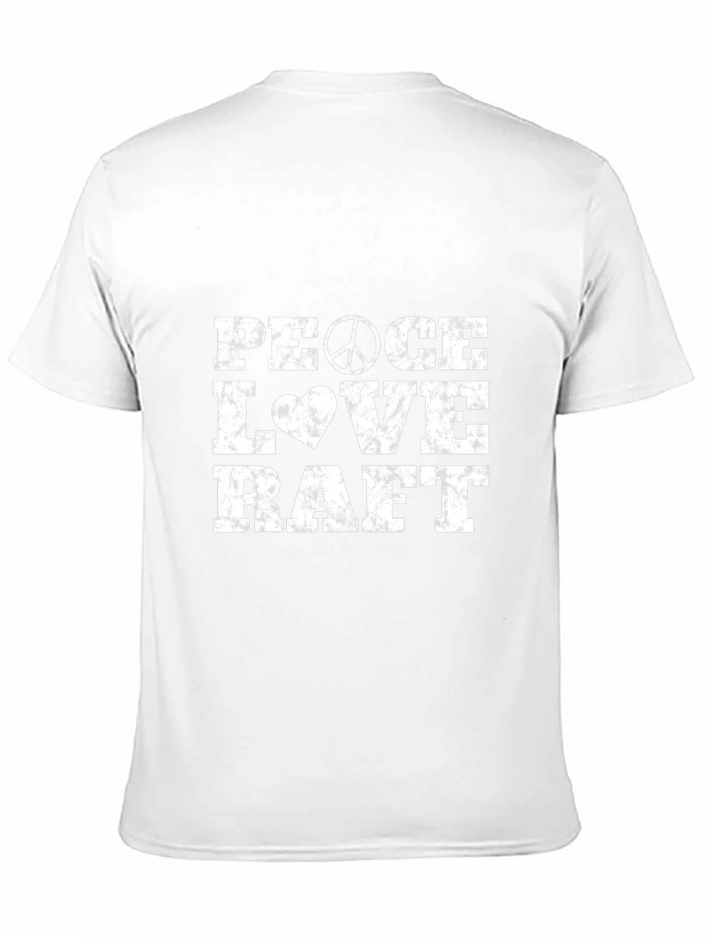 Peace Love Raft Black T-Shirt