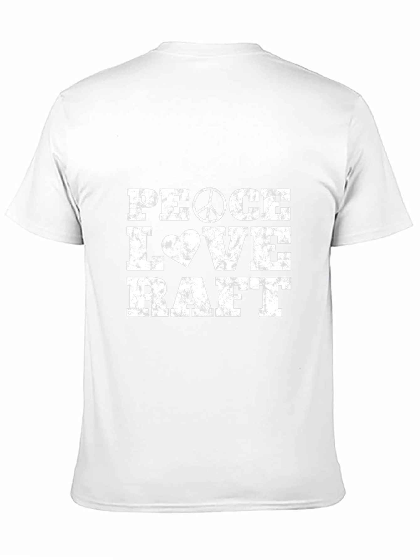 Peace Love Raft Black T-Shirt