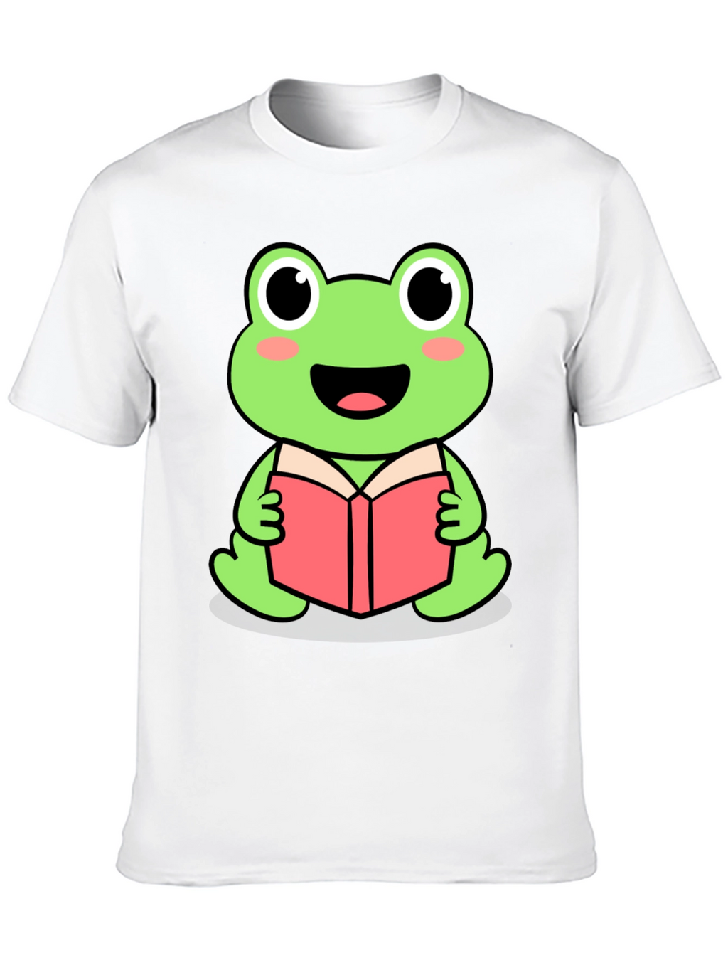 Frog Reading Book T-Shirt