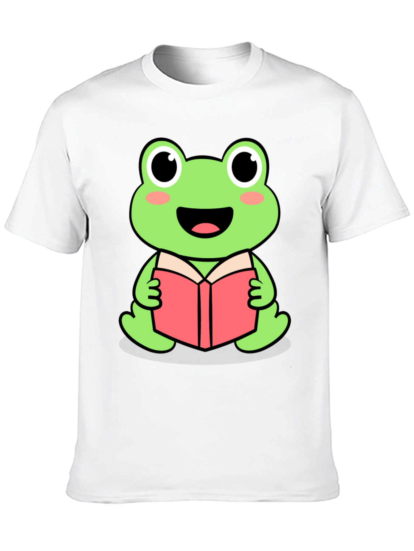 Frog Reading Book T-Shirt