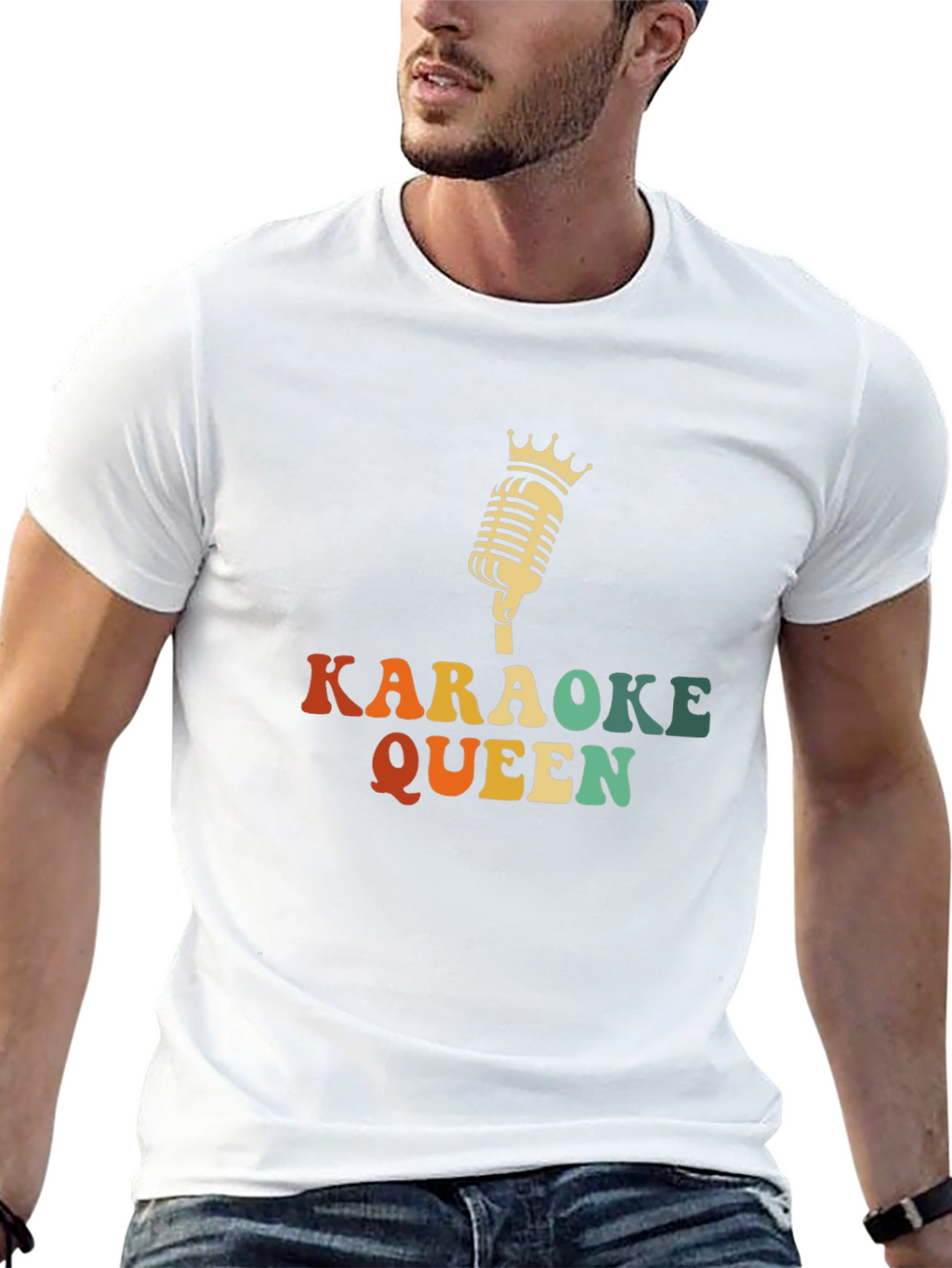 Karaoke Queen Black T-Shirt