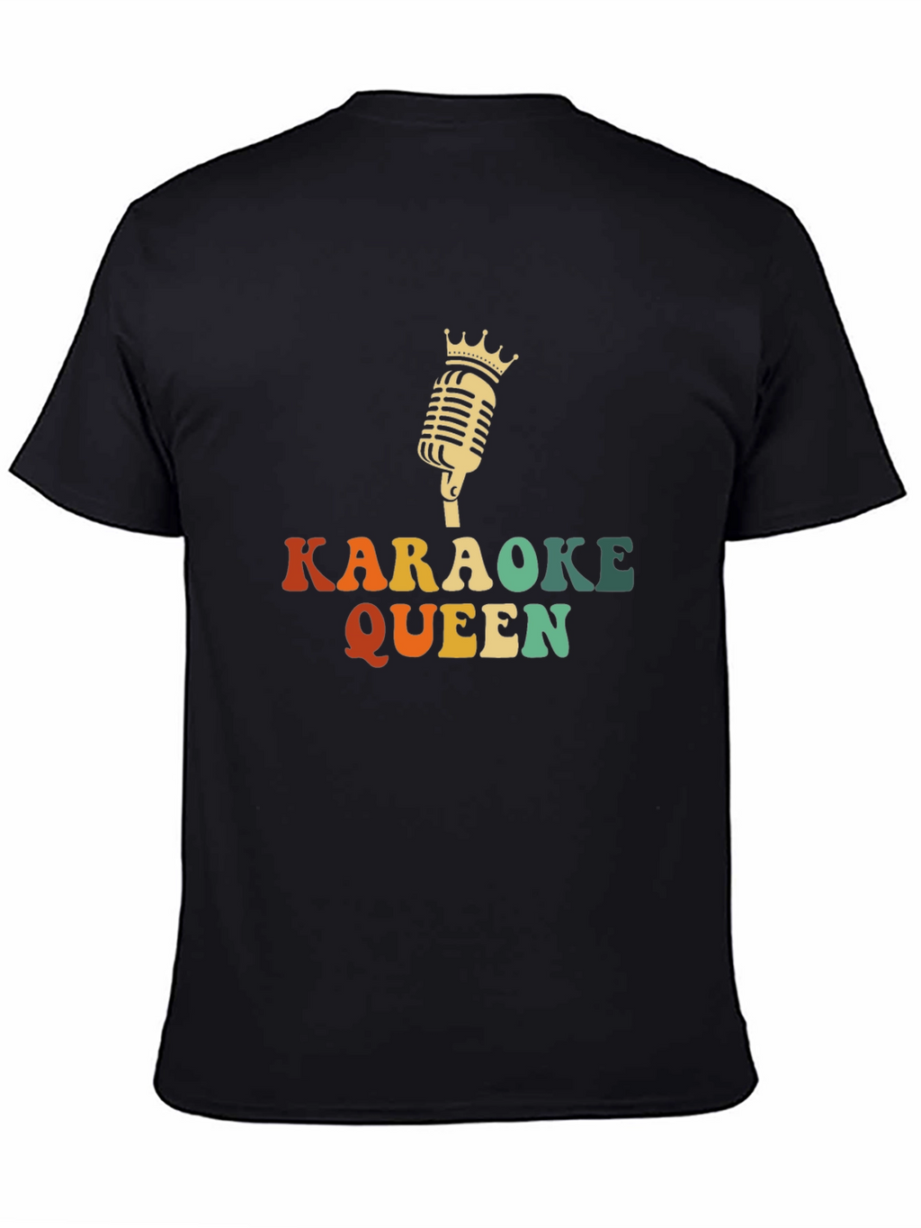 Karaoke Queen Black T-Shirt