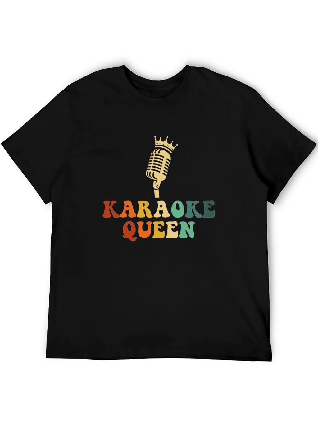 Karaoke Queen Black T-Shirt