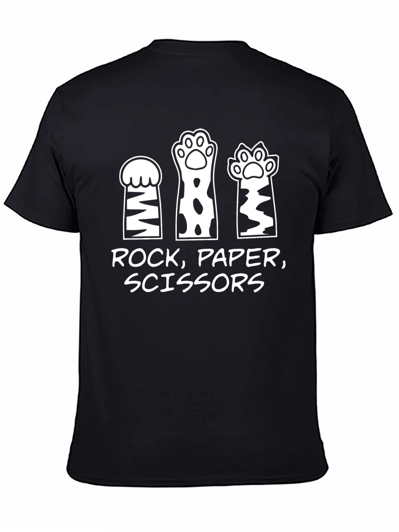 Rock Paper Scissors Cat Paw T-Shirt