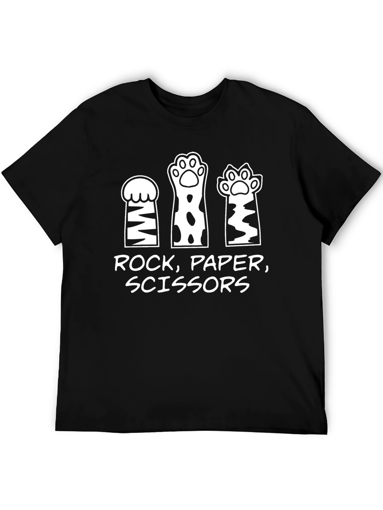Rock Paper Scissors Cat Paw T-Shirt