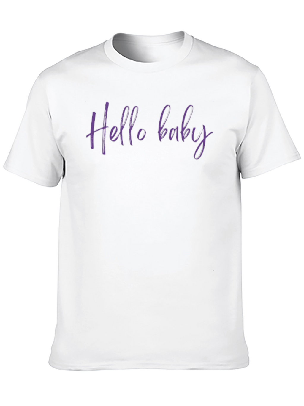Hello Baby Graphic Tee - Trendy Casual Shirt