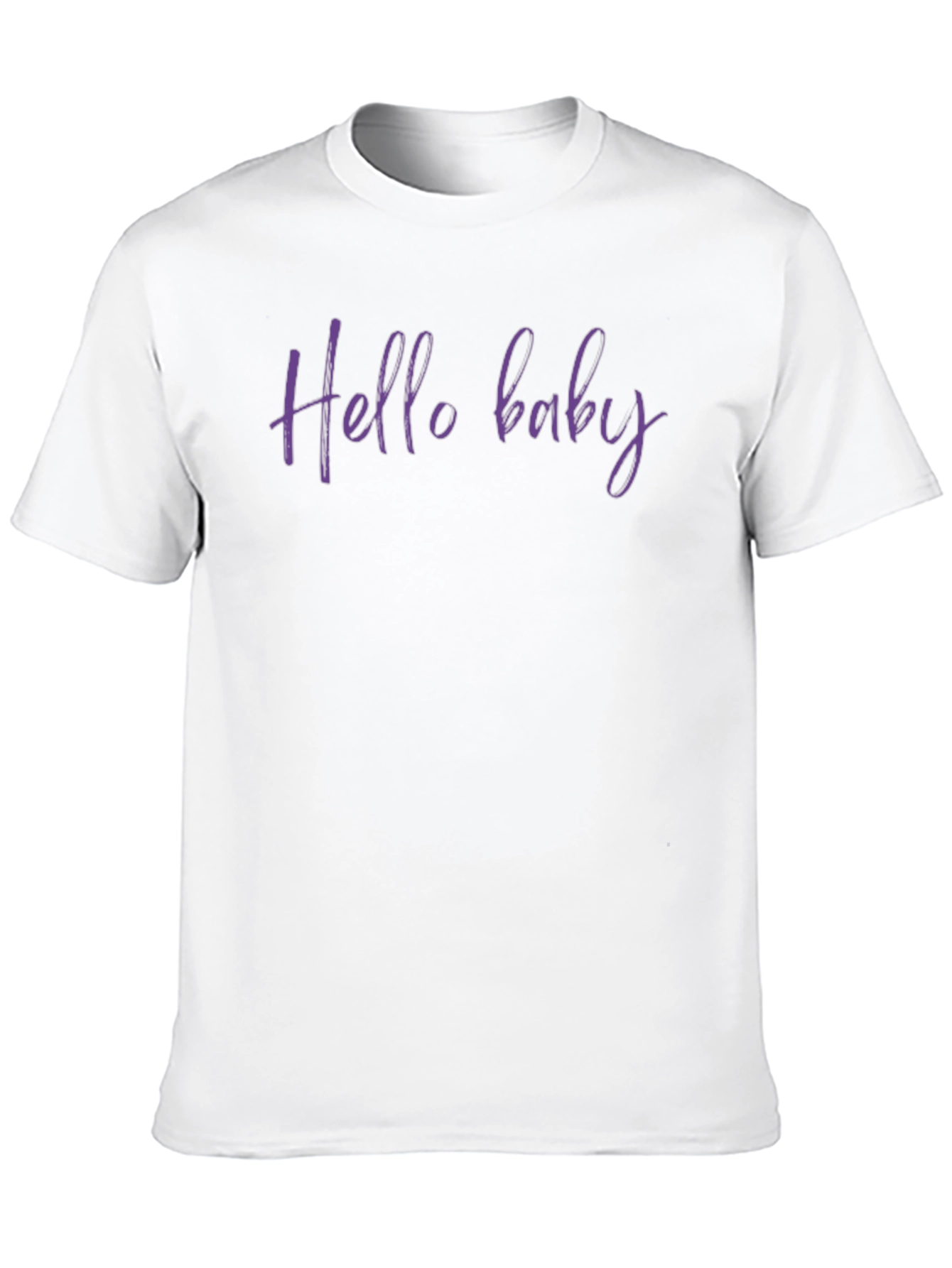 Hello Baby Graphic Tee - Trendy Casual Shirt