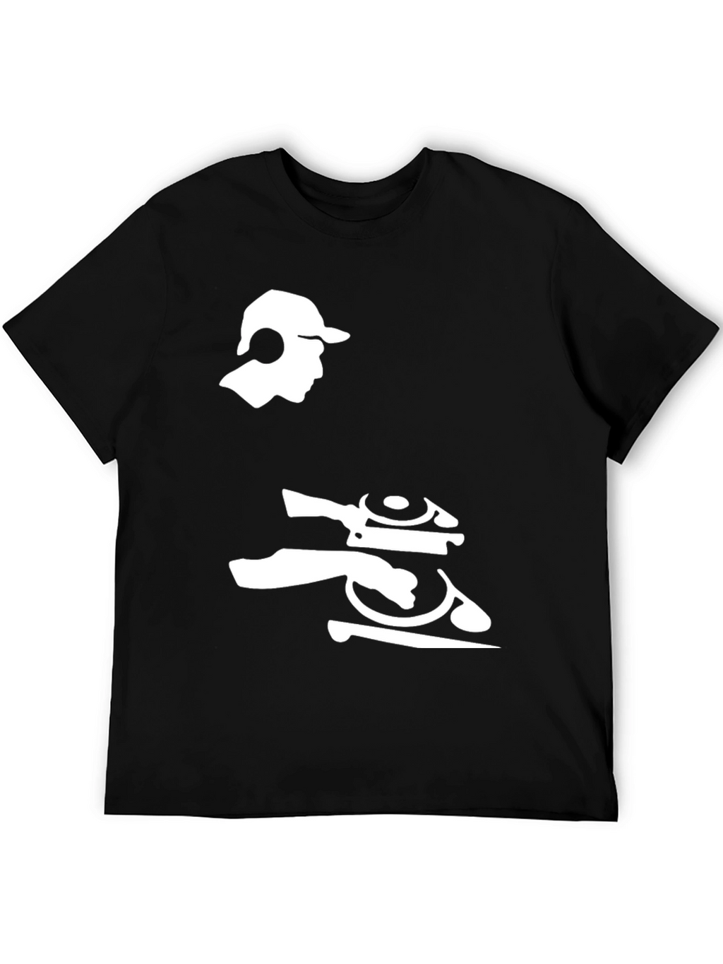 DJ Turntable Graphic T-Shirt - Cool Music Lover Tee
