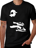 DJ Turntable Graphic T-Shirt - Cool Music Lover Tee