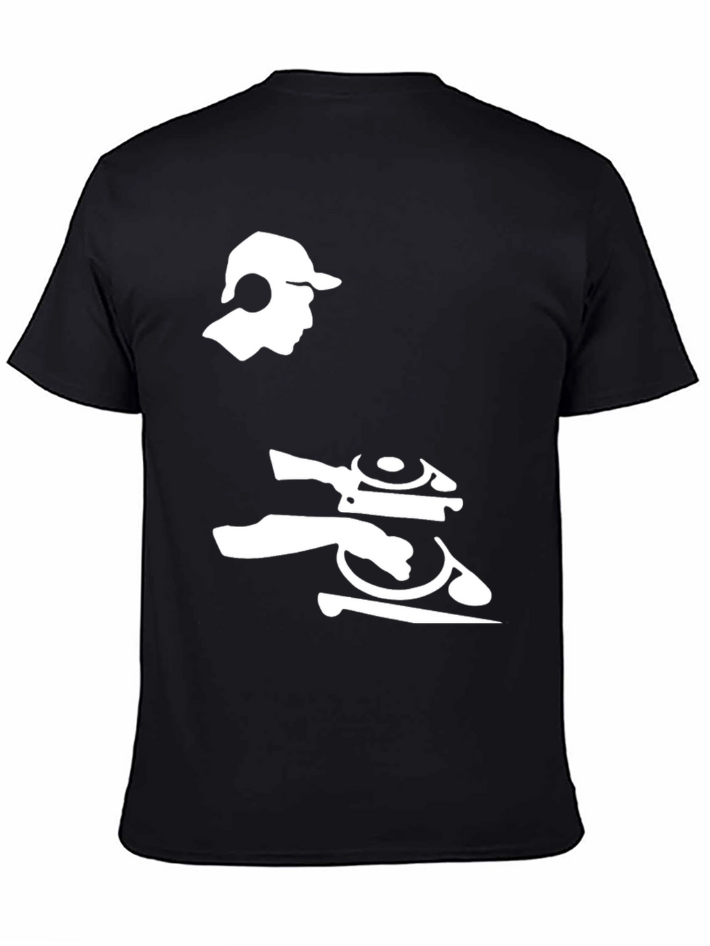 DJ Turntable Graphic T-Shirt - Cool Music Lover Tee