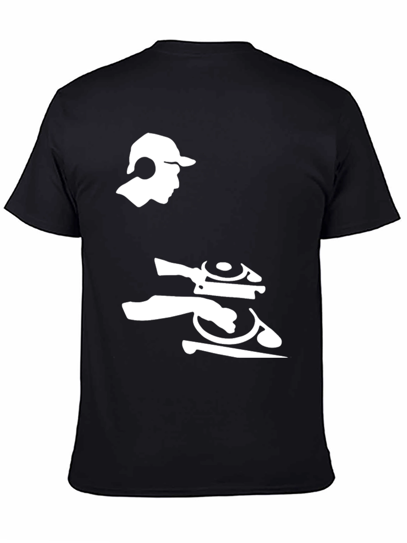 DJ Turntable Graphic T-Shirt - Cool Music Lover Tee