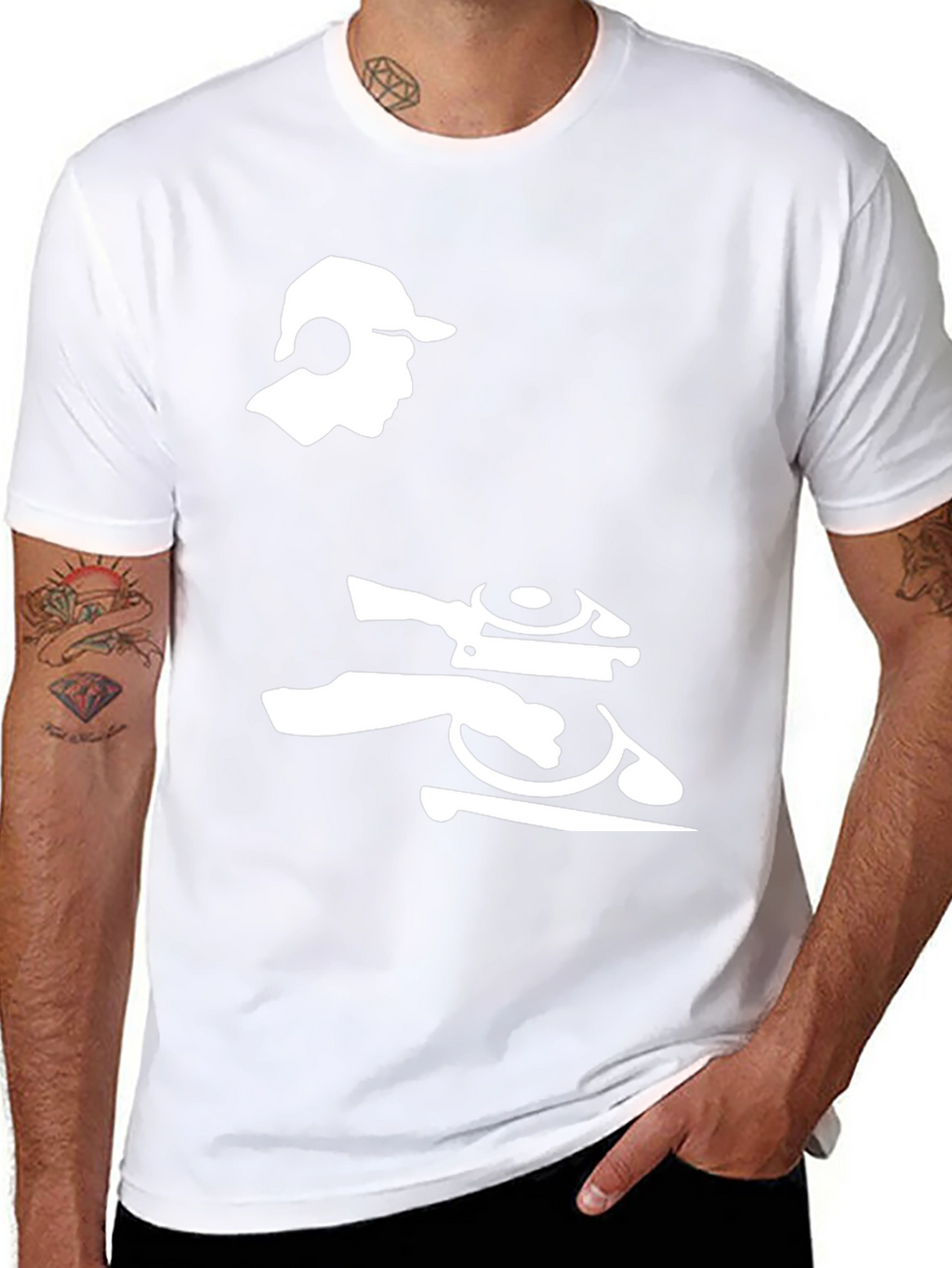 DJ Turntable Graphic T-Shirt - Cool Music Lover Tee