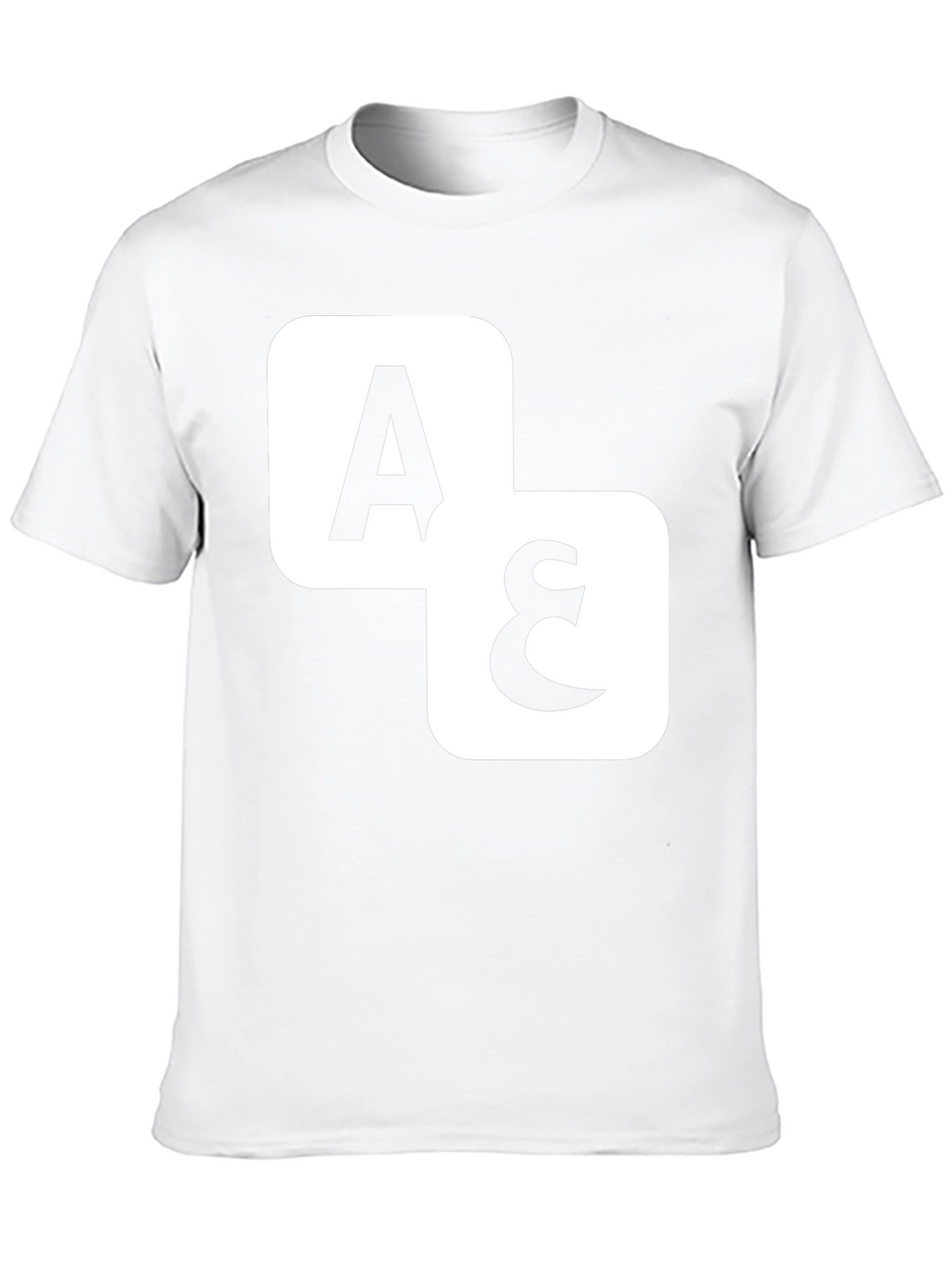 A&E Black T-Shirt: Iconic Tile Design