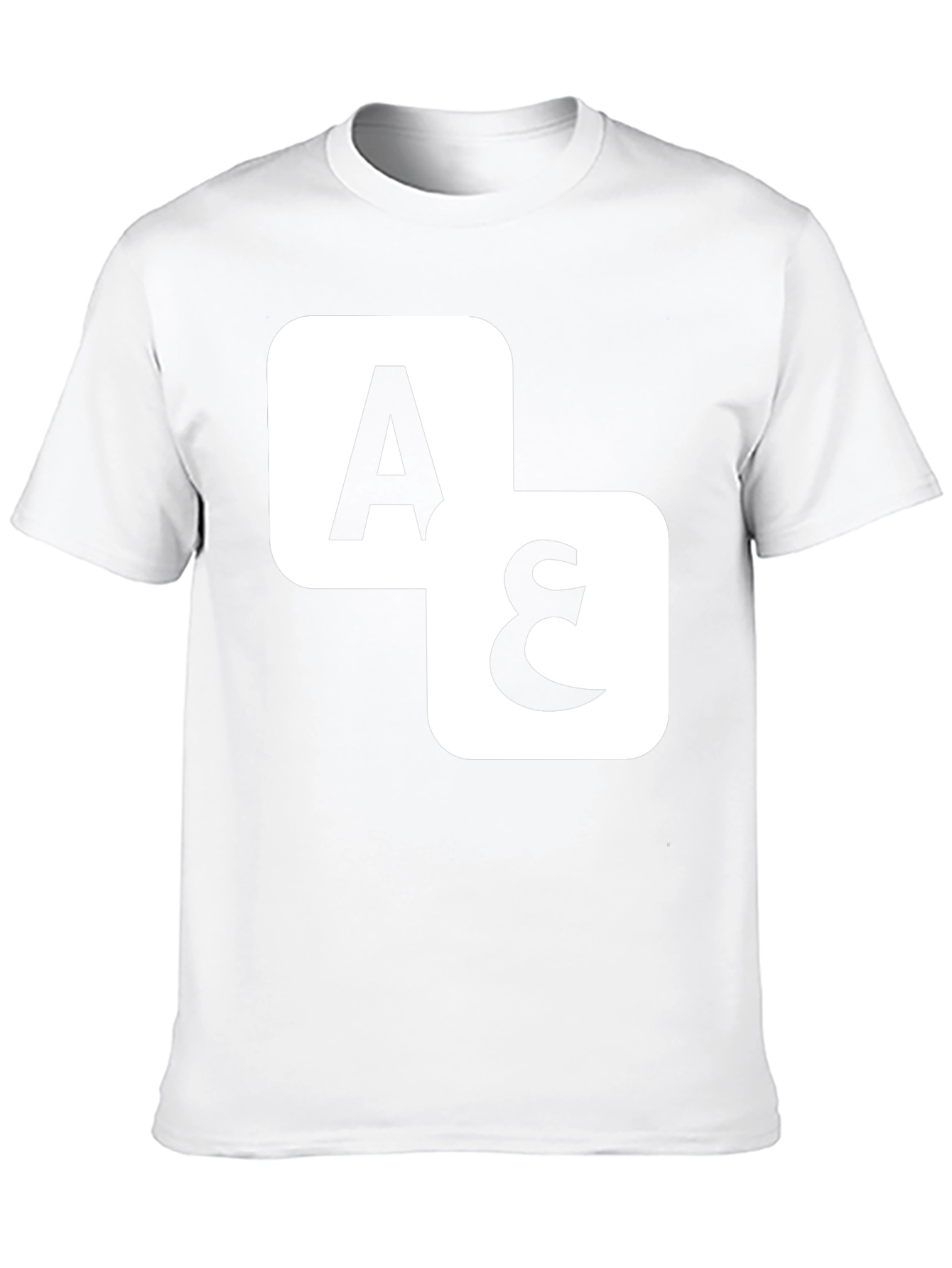 A&E Black T-Shirt: Iconic Tile Design