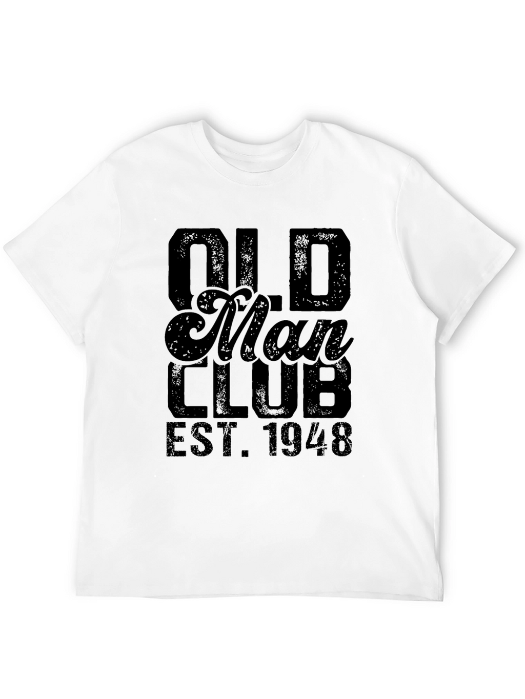 Old Man Club EST. 1948 Black T-Shirt